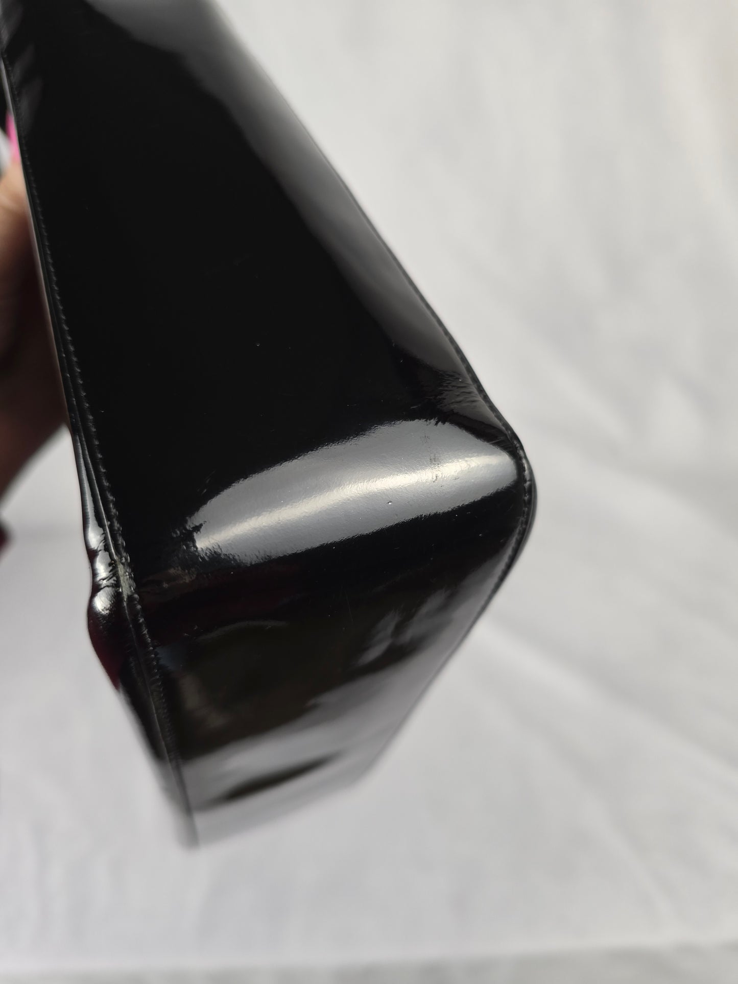 Chanel Black Patent LAX Tote