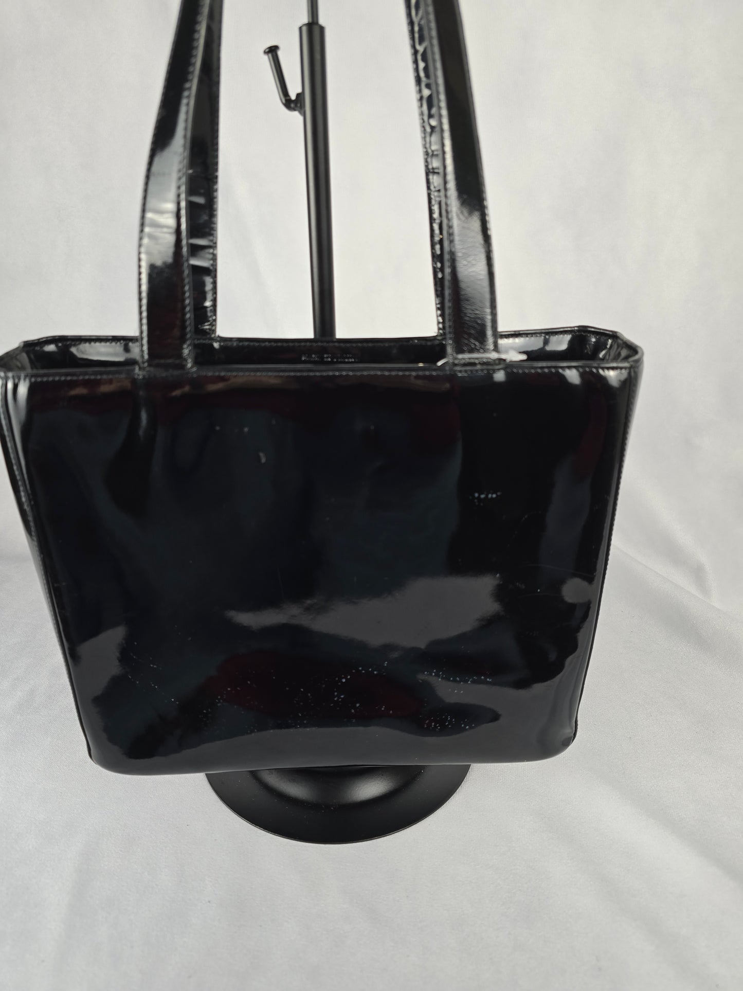 Chanel Black Patent LAX Tote