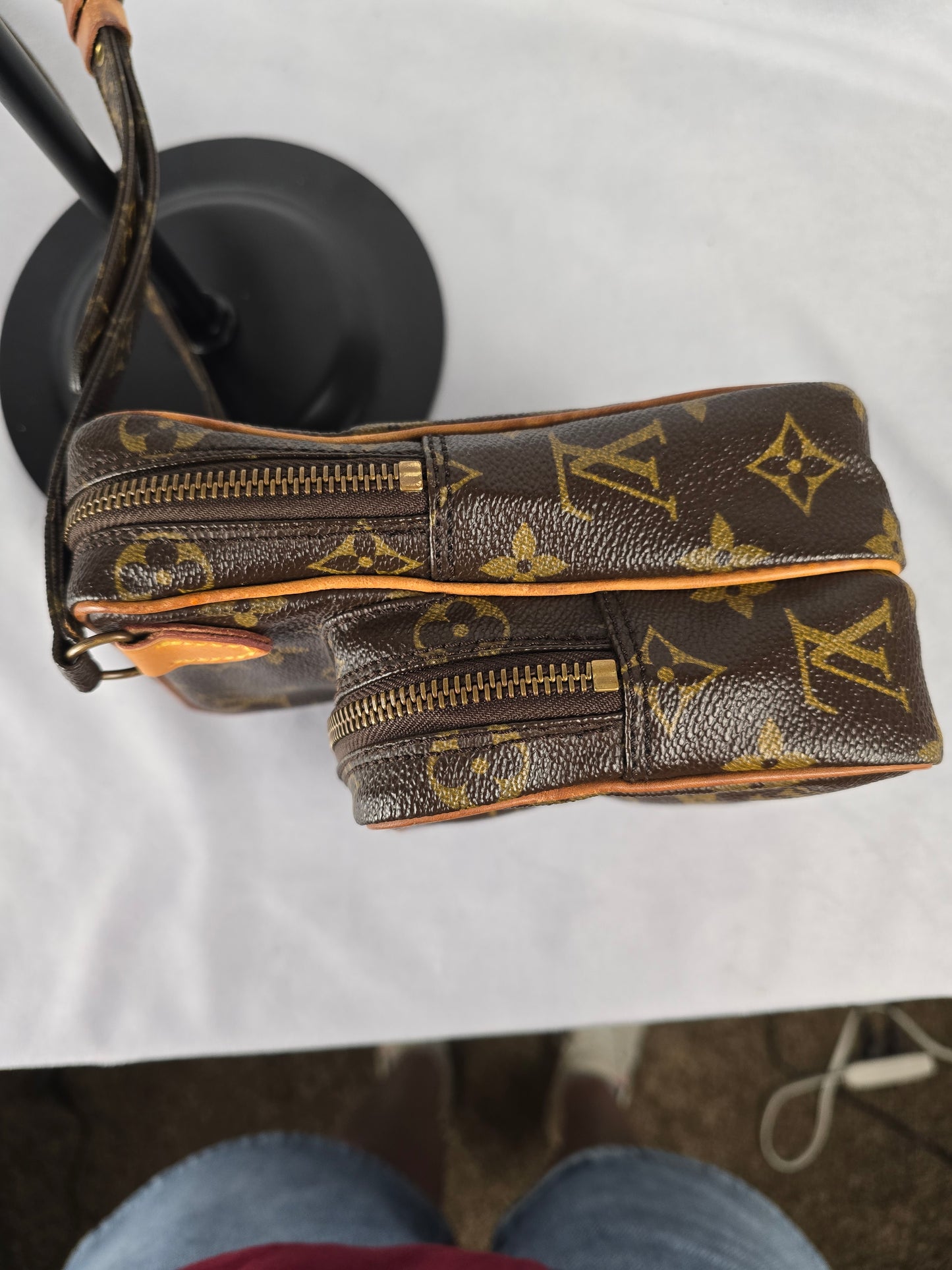 Louis Vuitton Monogram Amazon Leather Crossbody Bag