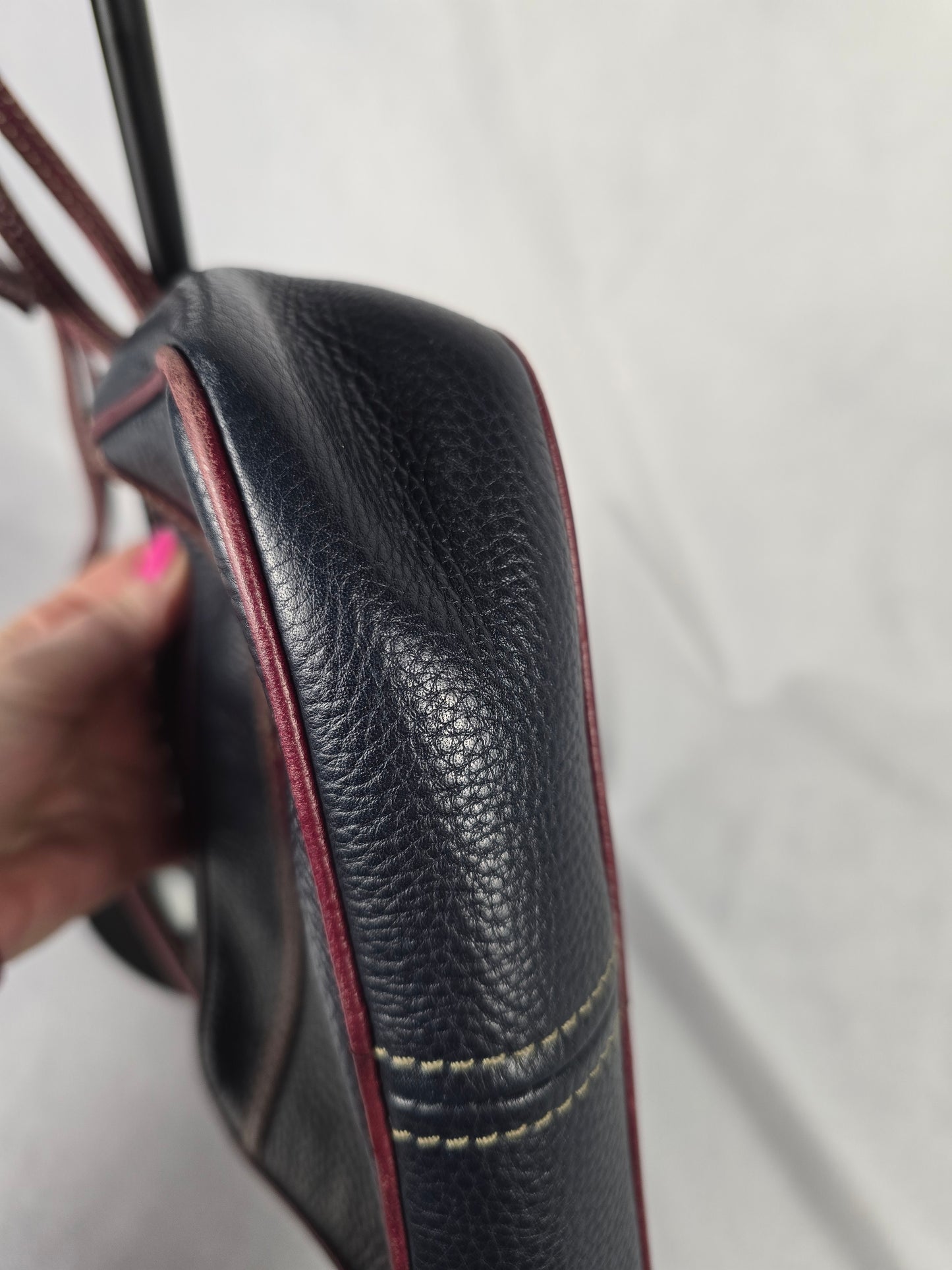 Loewe Bicolor Leather Nappe Shoulder Bag