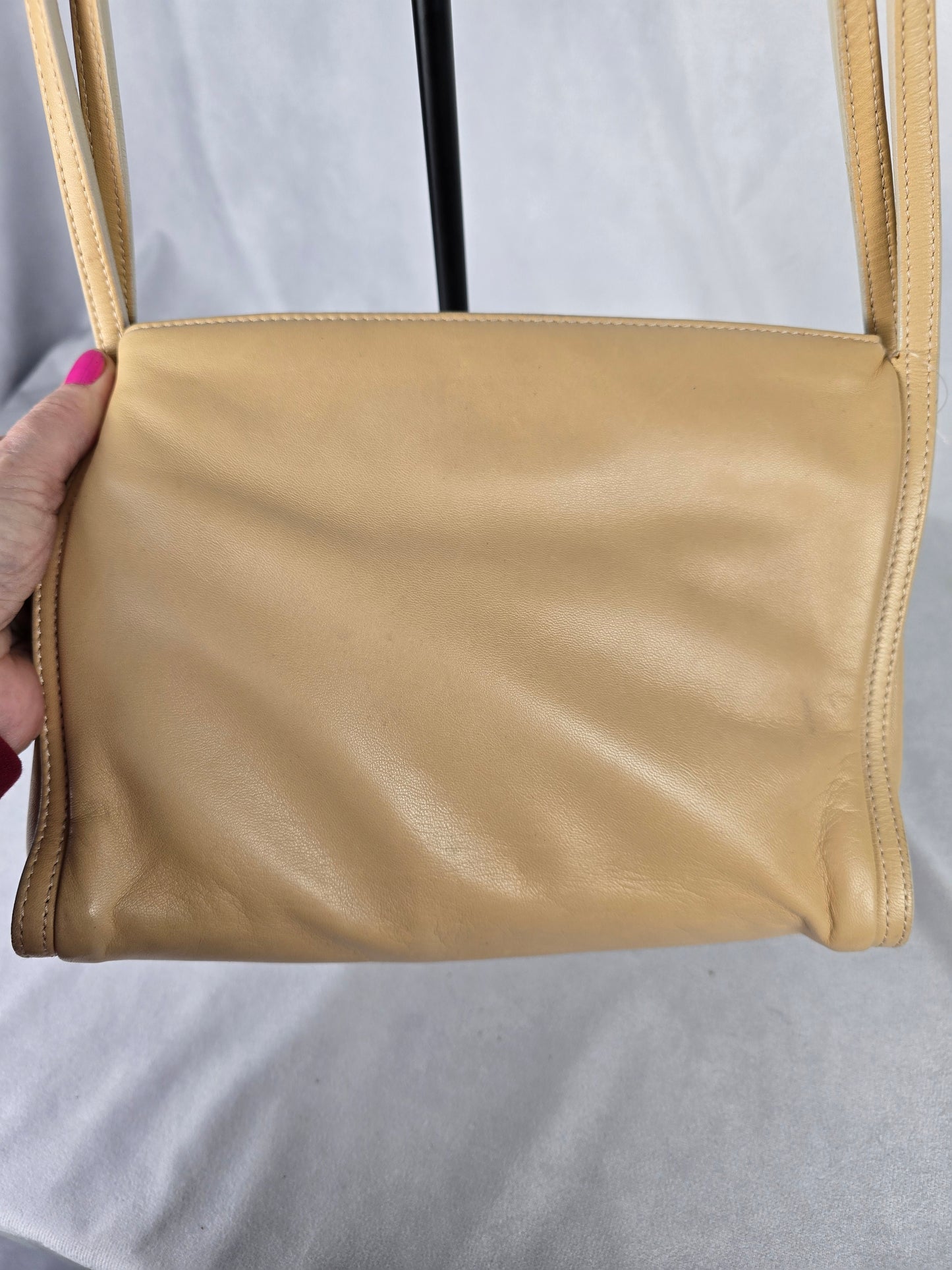 Loewe Tan Leather Shoulder Bag