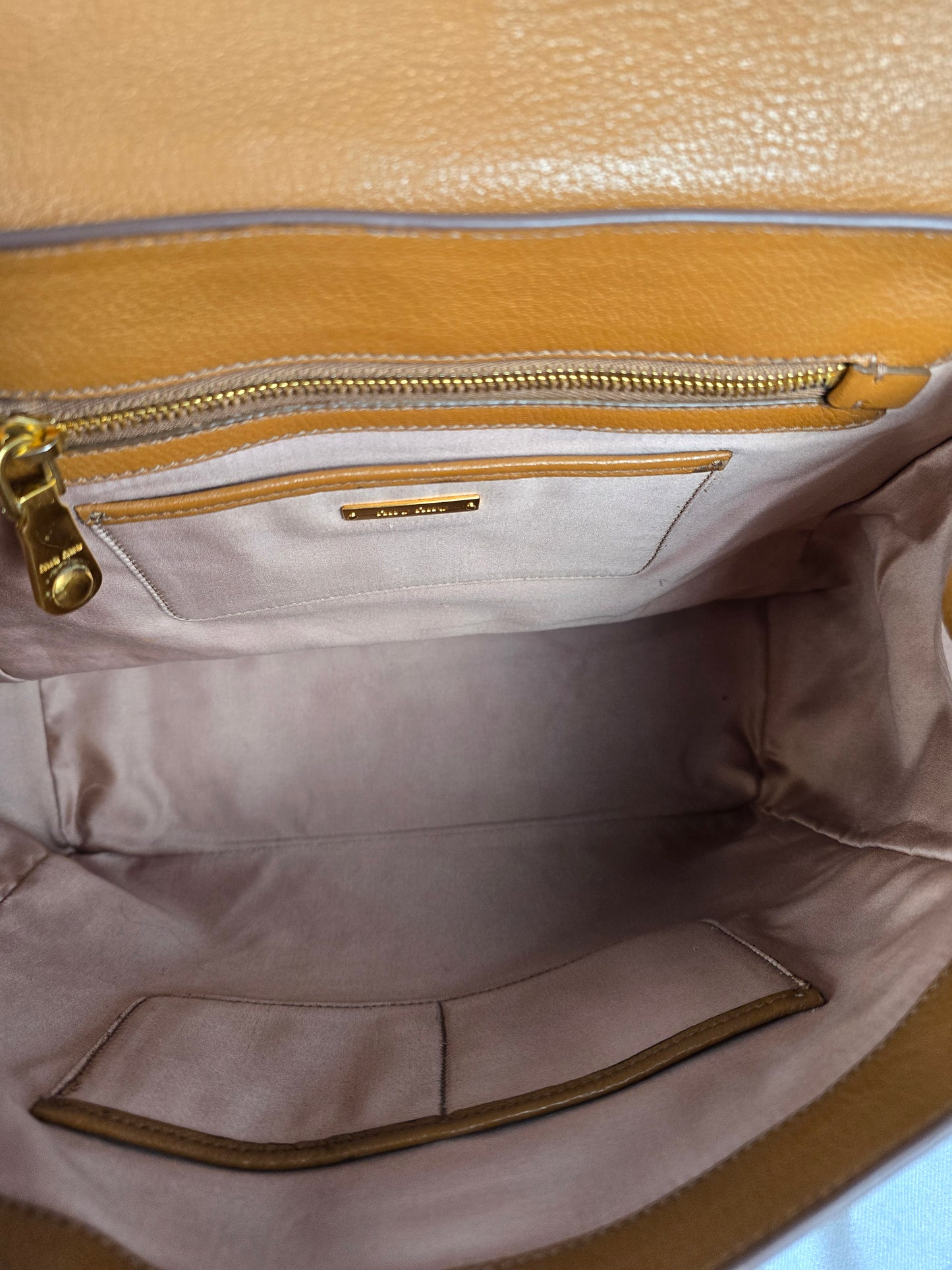 Miu Miu Two Tone Two-Way Handbag