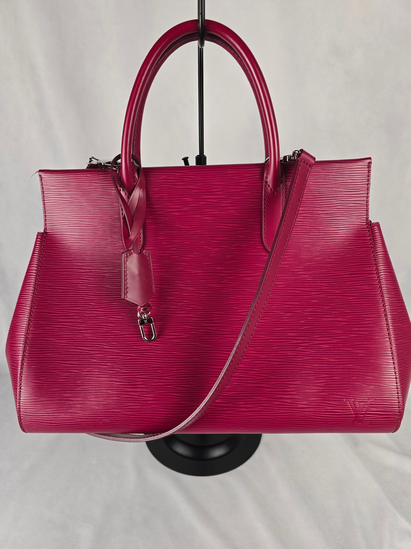 Louis Vuitton Epi Marly MM Two-Way Bag in Cranberry Leather