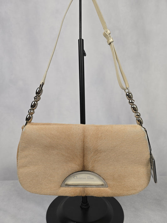 Christian Dior Ponyhair Malice Shoulder Bag