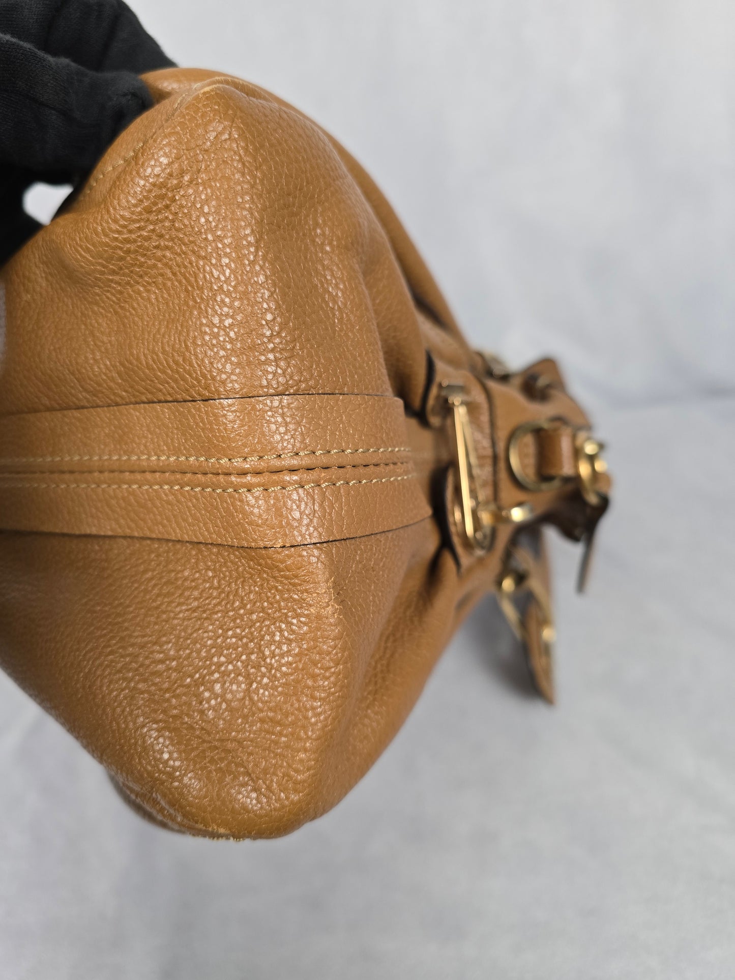 Chloe Brown Leather Paratay Handbag