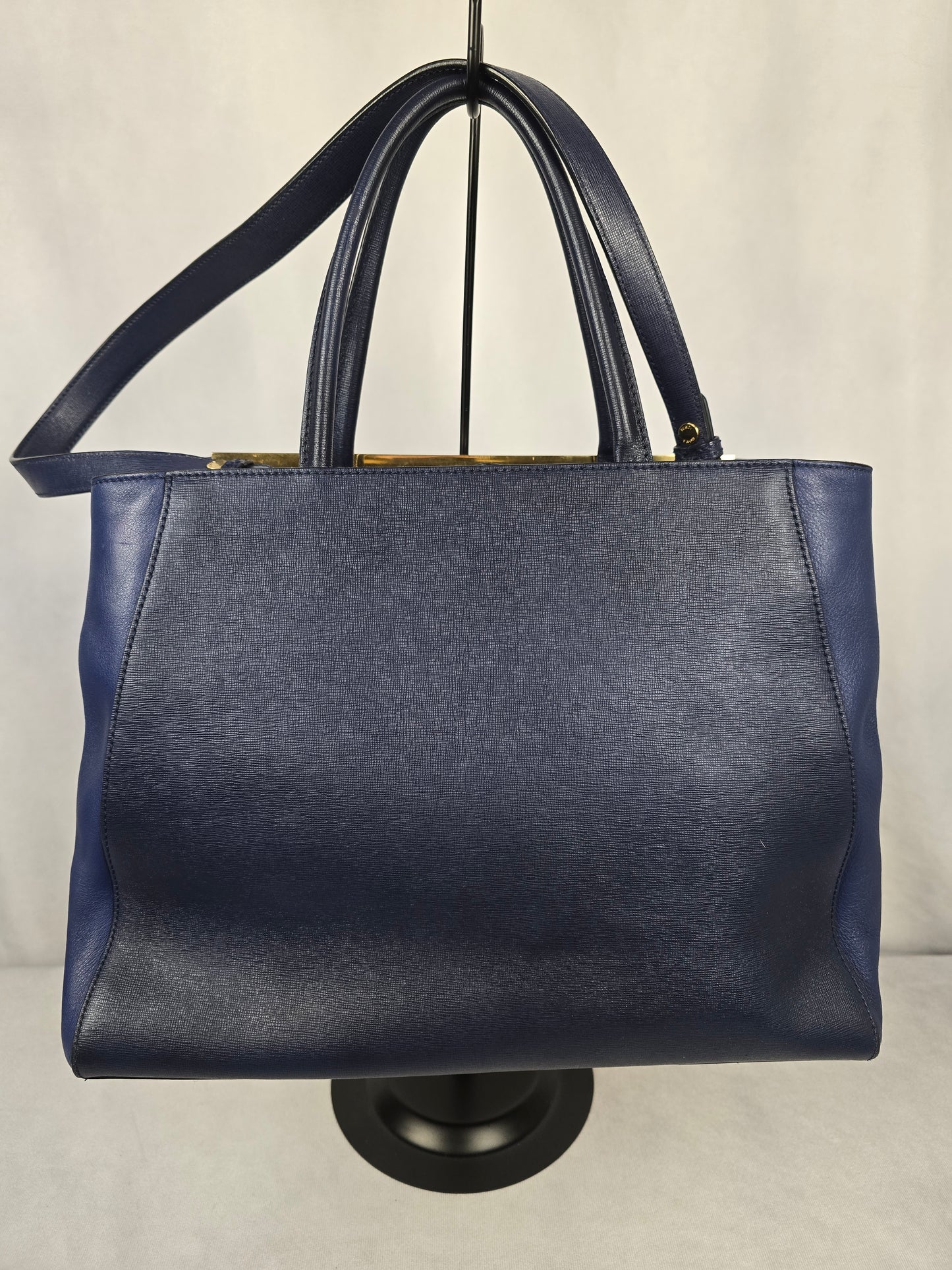 Fendi 2Jours Elite Tote Bag in Two-Tone Blue