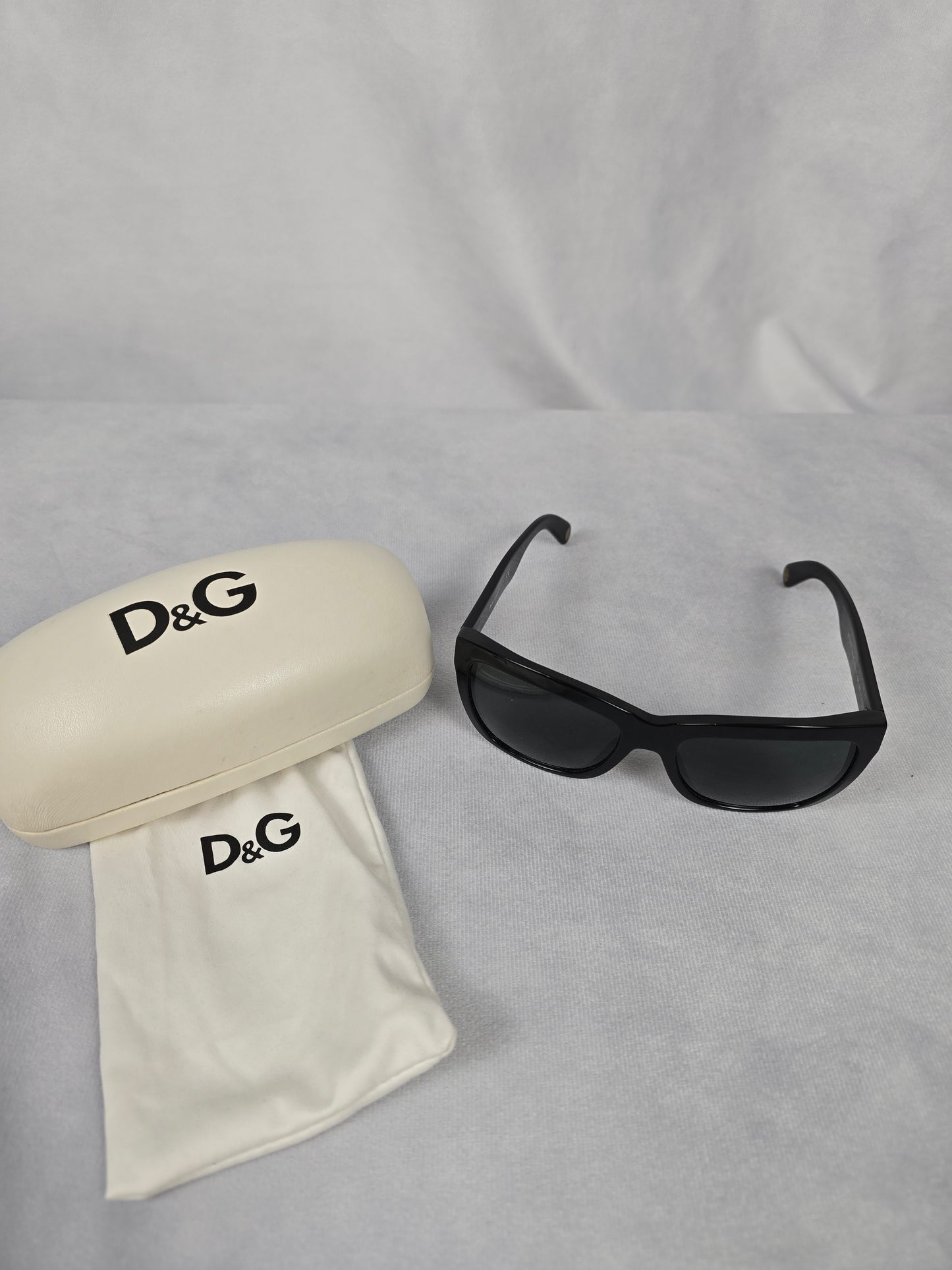 Dolce & Gabbana Sharped Black Sunglasses