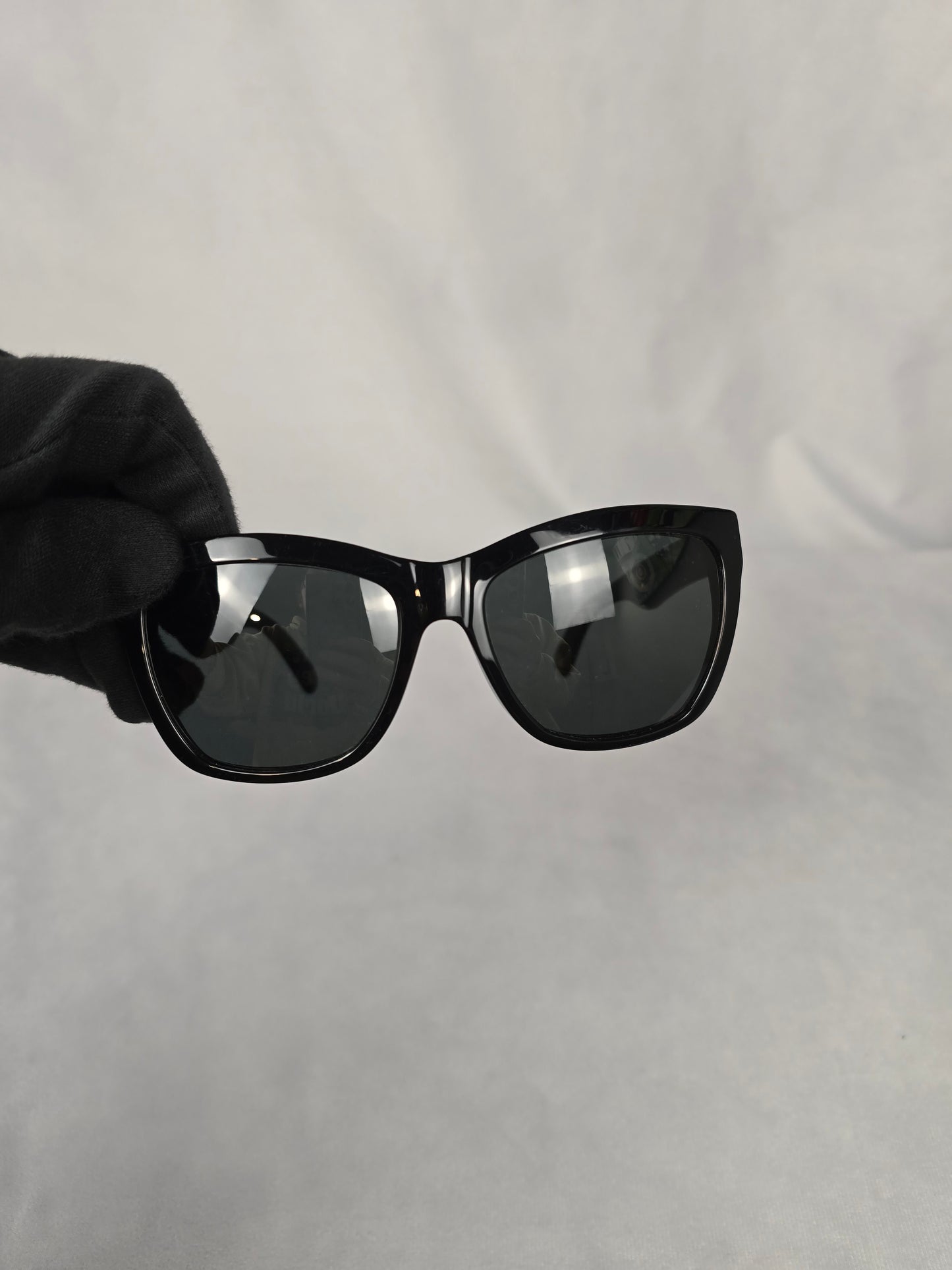 Dolce & Gabbana Sharped Black Sunglasses