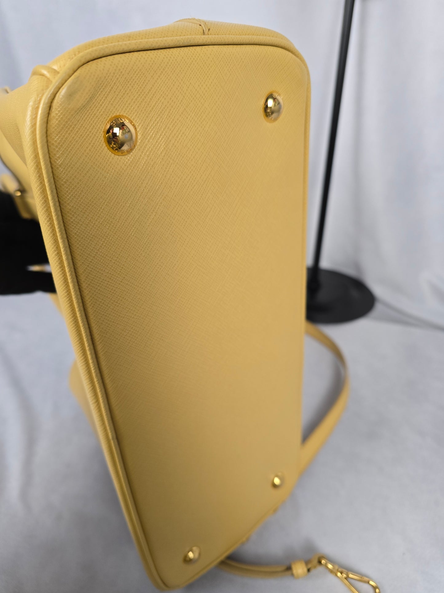 Prada Galleria Yellow Saffiano Leather Two-Way