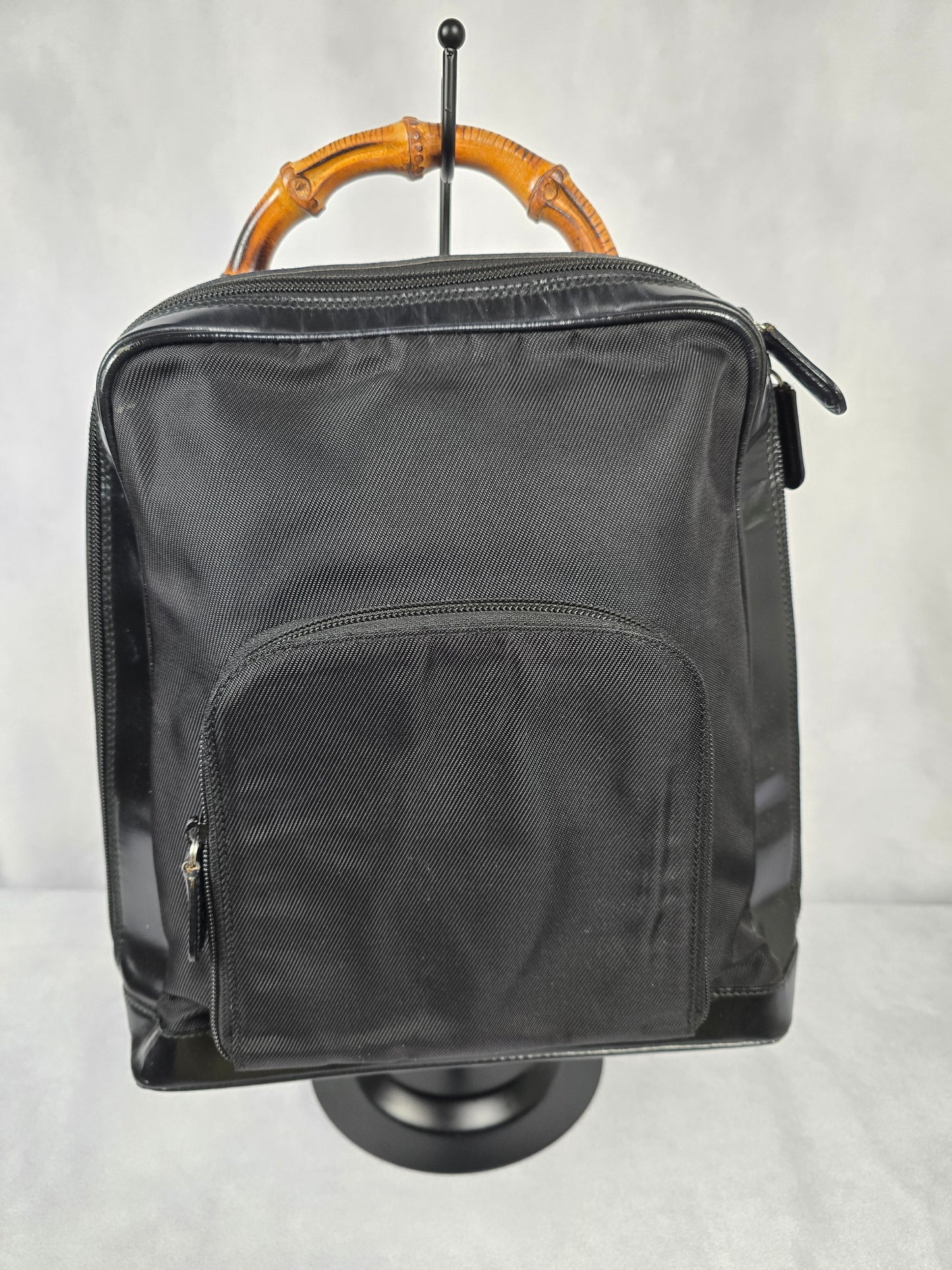 Gucci Bamboo Backpack in Black
