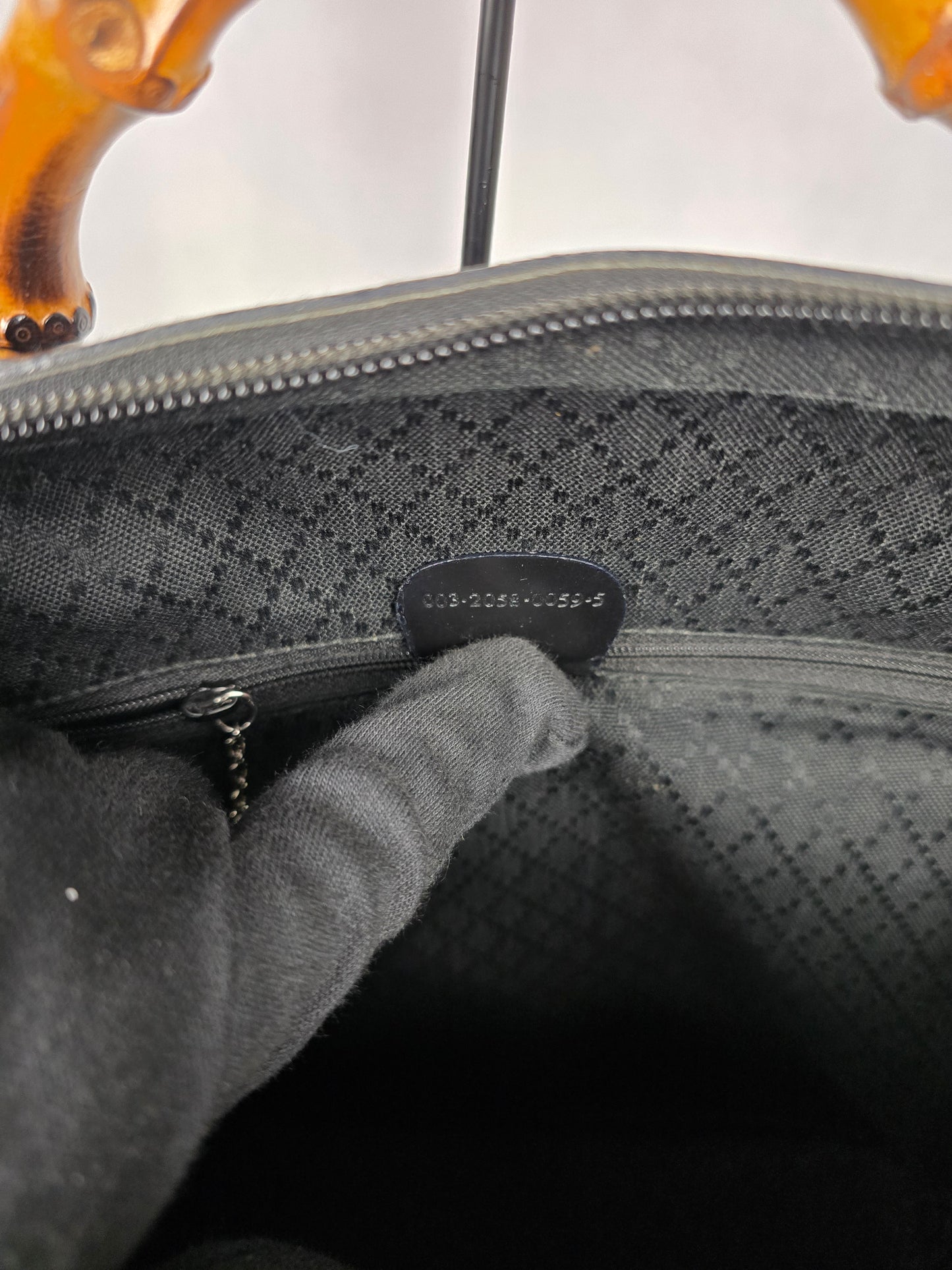 Gucci Bamboo Backpack in Black