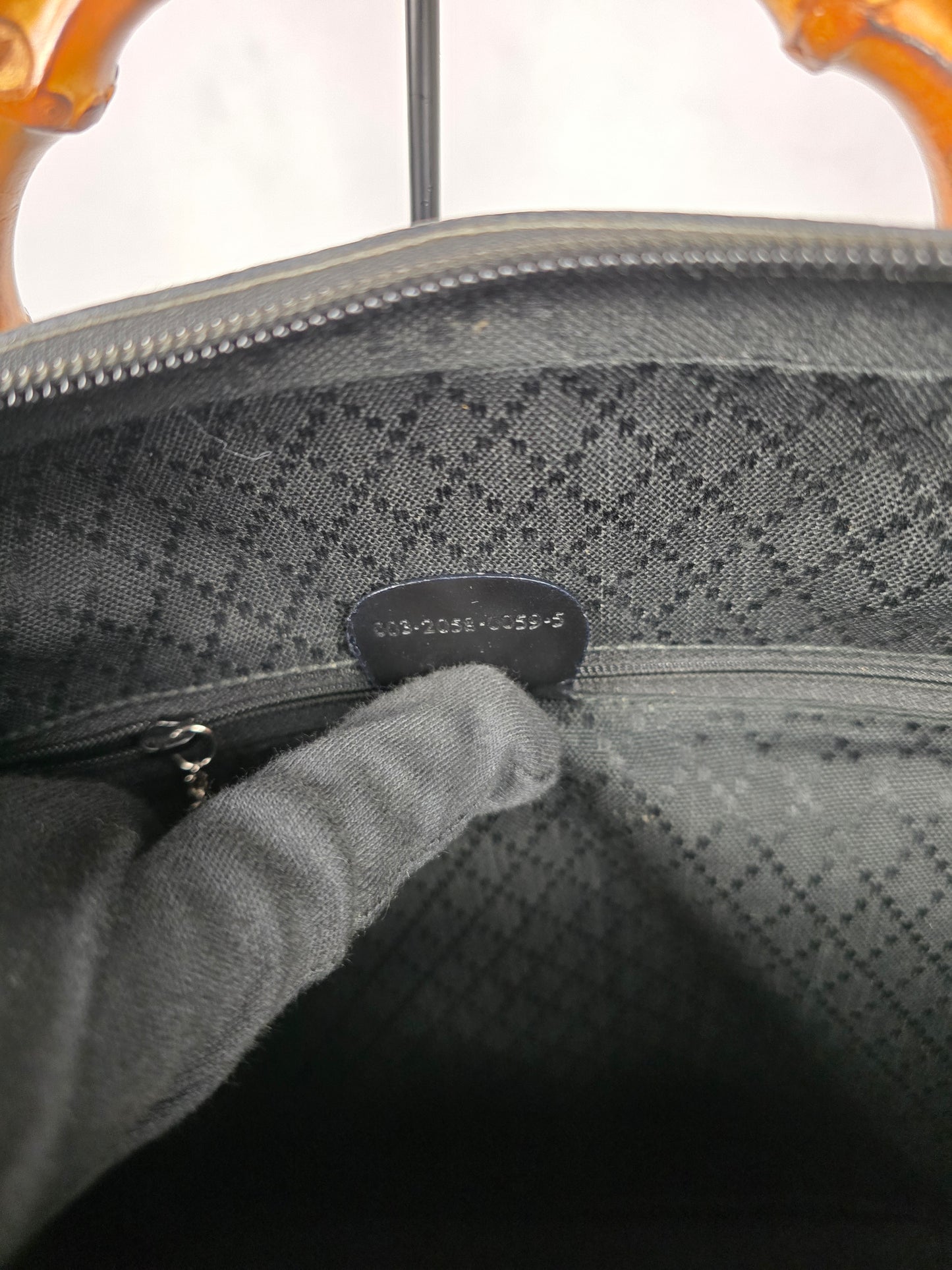 Gucci Bamboo Backpack in Black