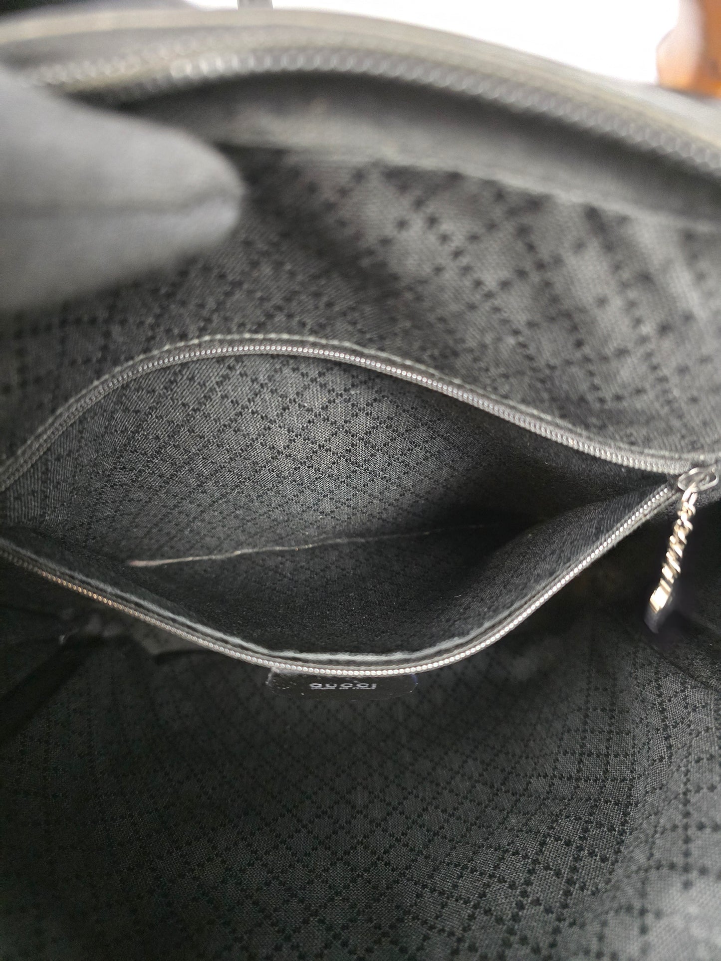 Gucci Bamboo Backpack in Black