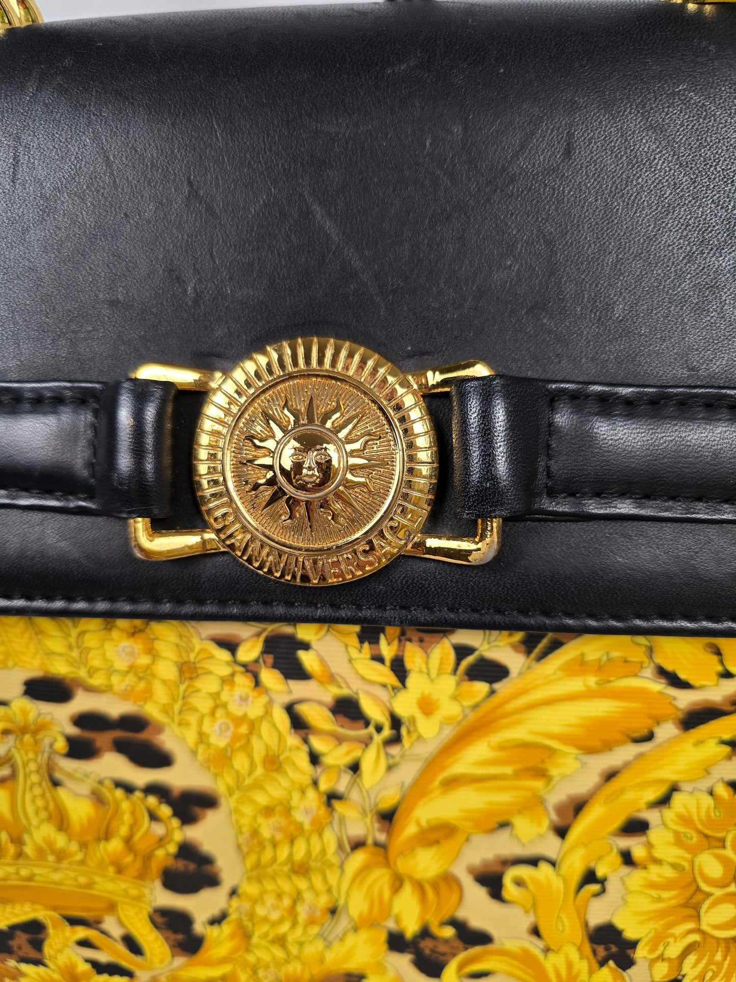 Versace Baroque Kelly Top Handle Bag