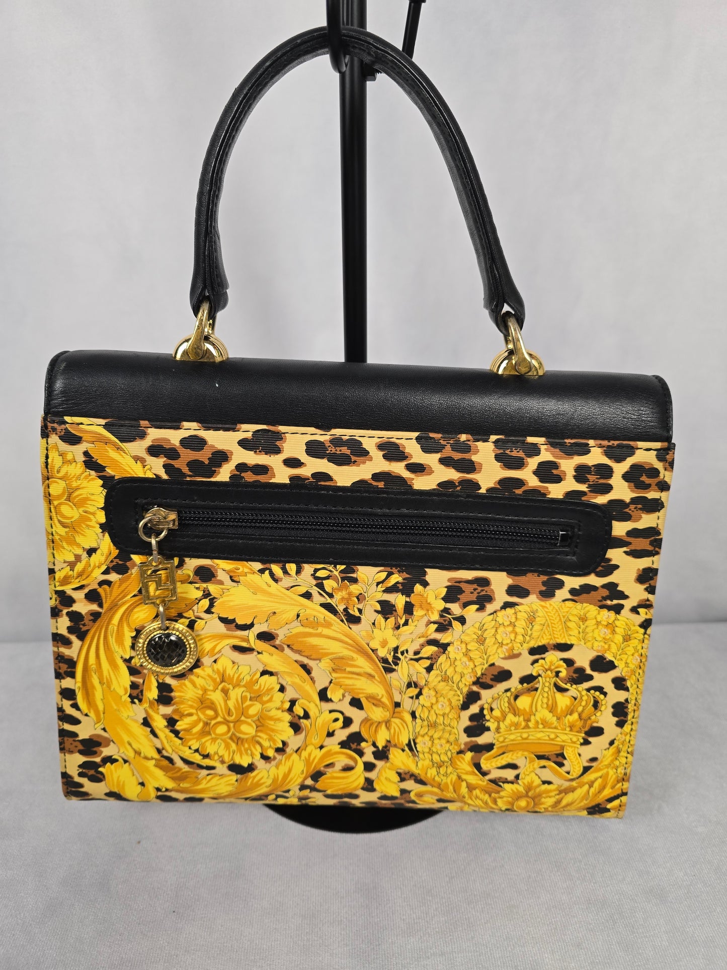 Versace Baroque Kelly Top Handle Bag