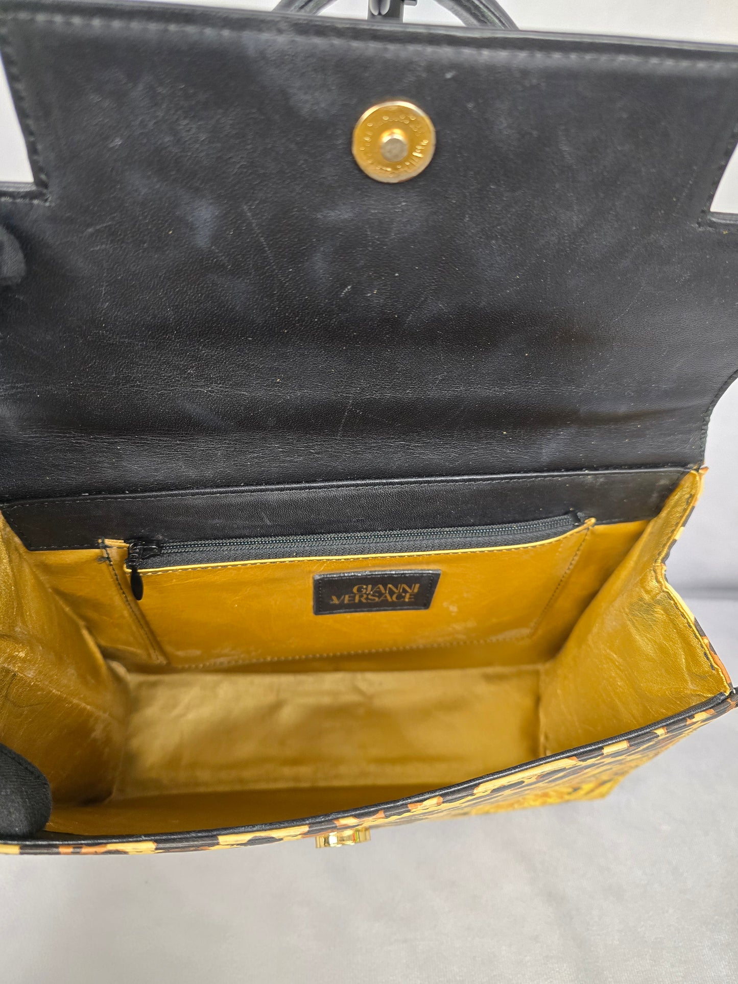 Versace Baroque Kelly Top Handle Bag