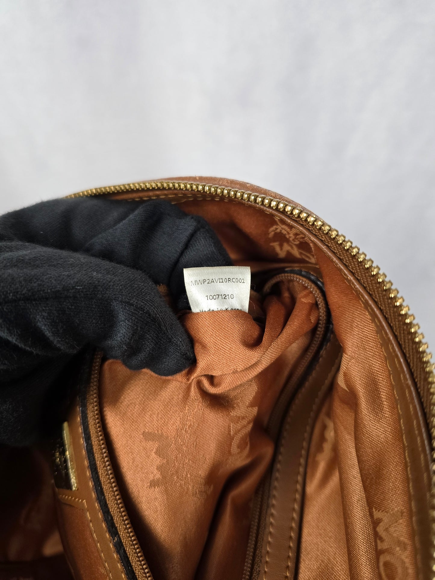 MCM Visetos Two-Toned Tote Bag