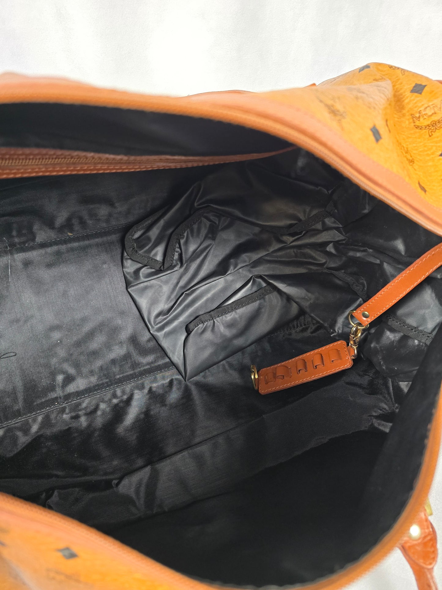 MCM Visetos Large Boston/Duffle Bag