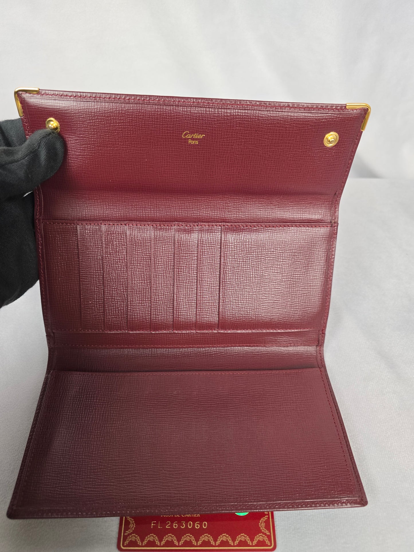 Cartier Must de Tri-Fold Wallet