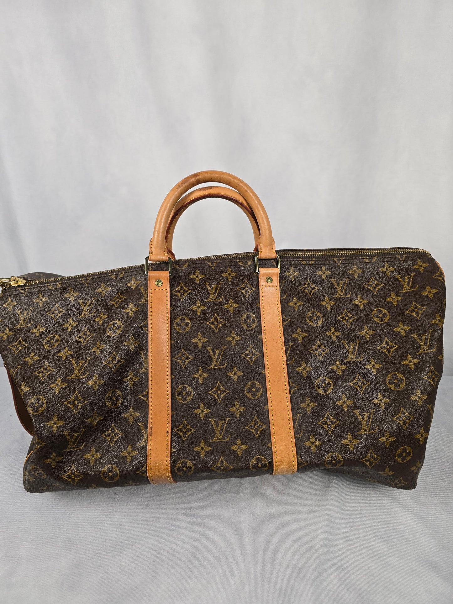 Louis Vuitton Monogram Keepall 55 With Strap