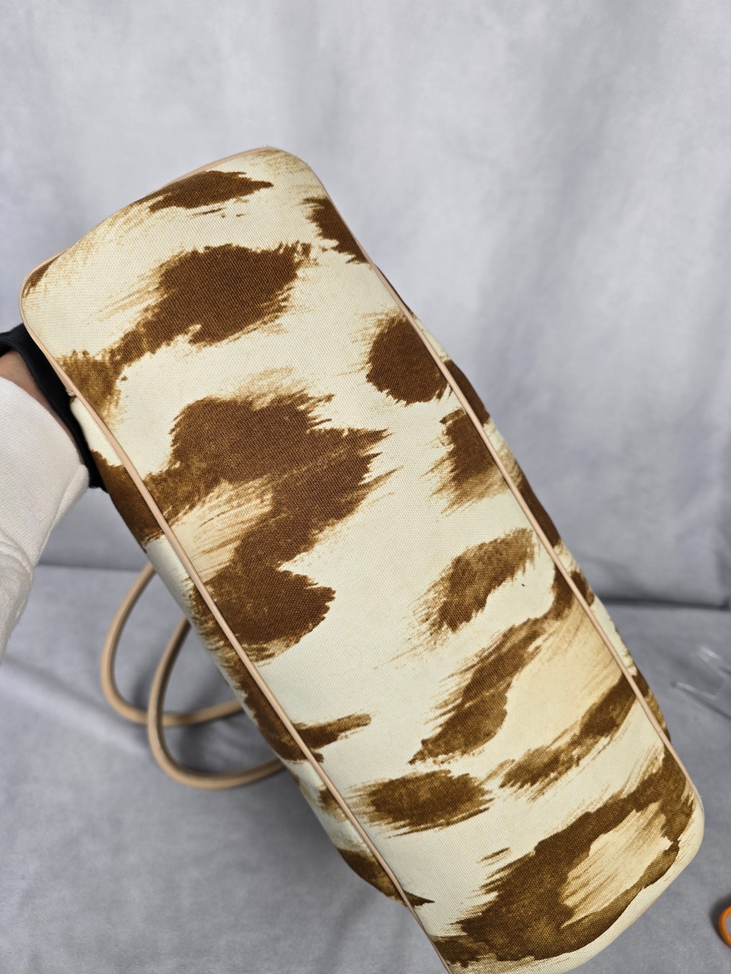 Christian Dior Beige St. Tropez Stain Tote