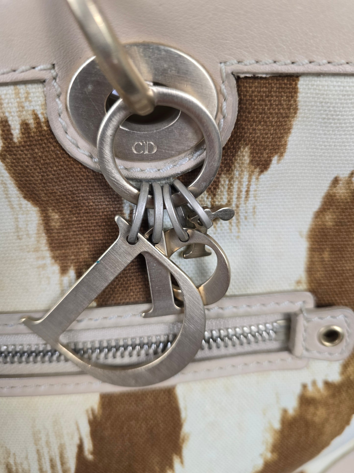 Christian Dior Beige St. Tropez Stain Tote