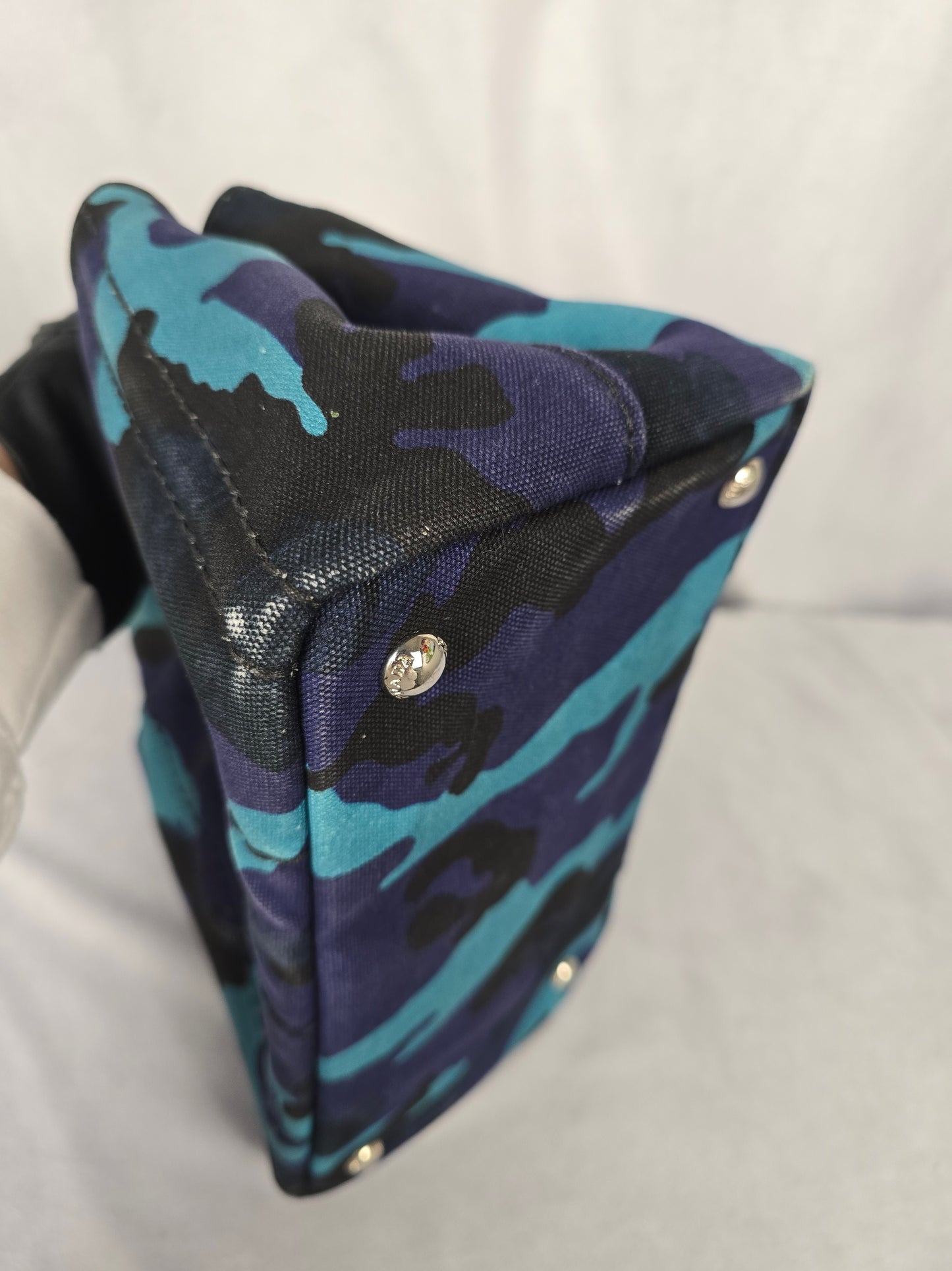 Prada Canapa Camo Tote