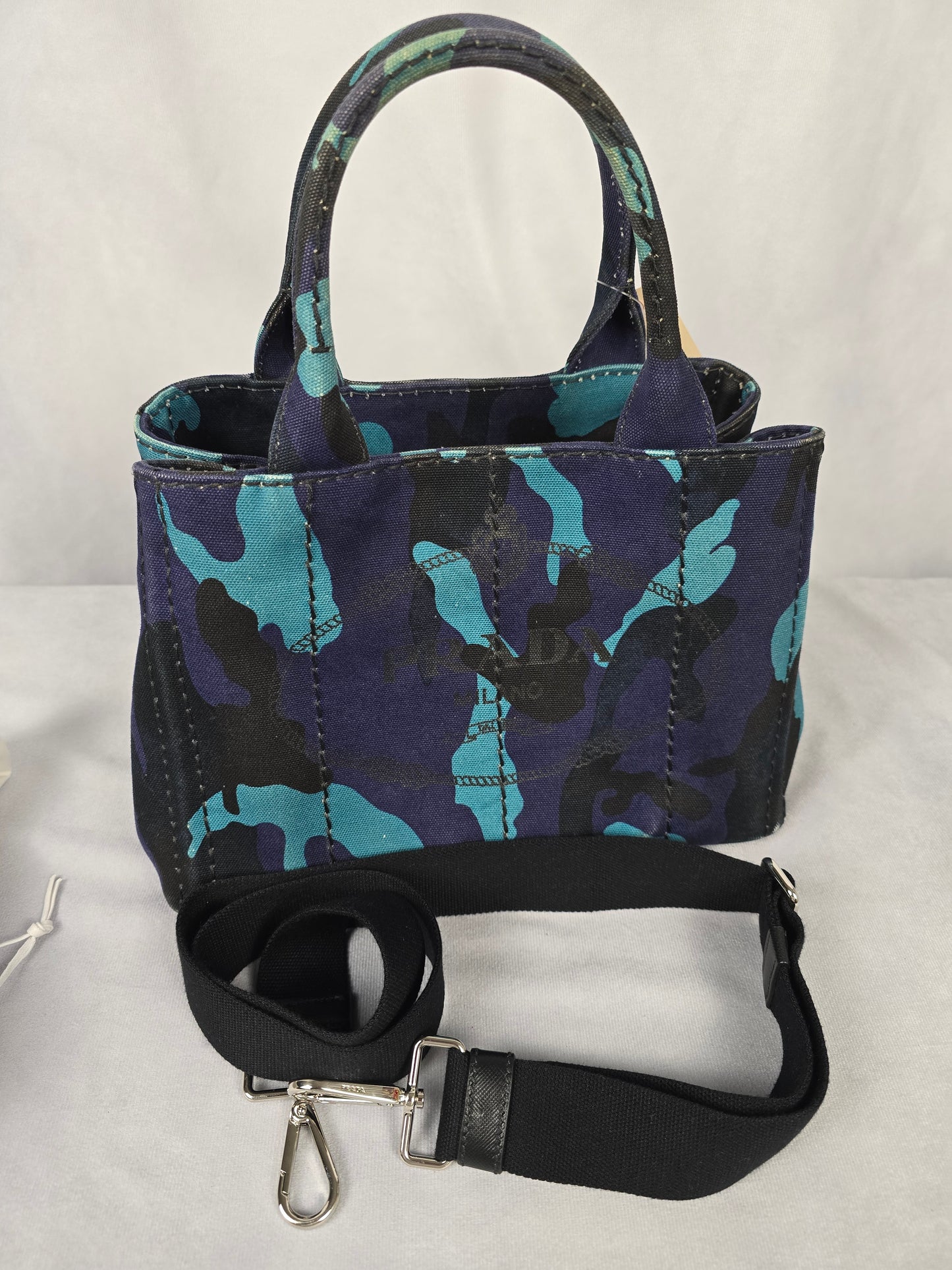 Prada Canapa Camo Tote