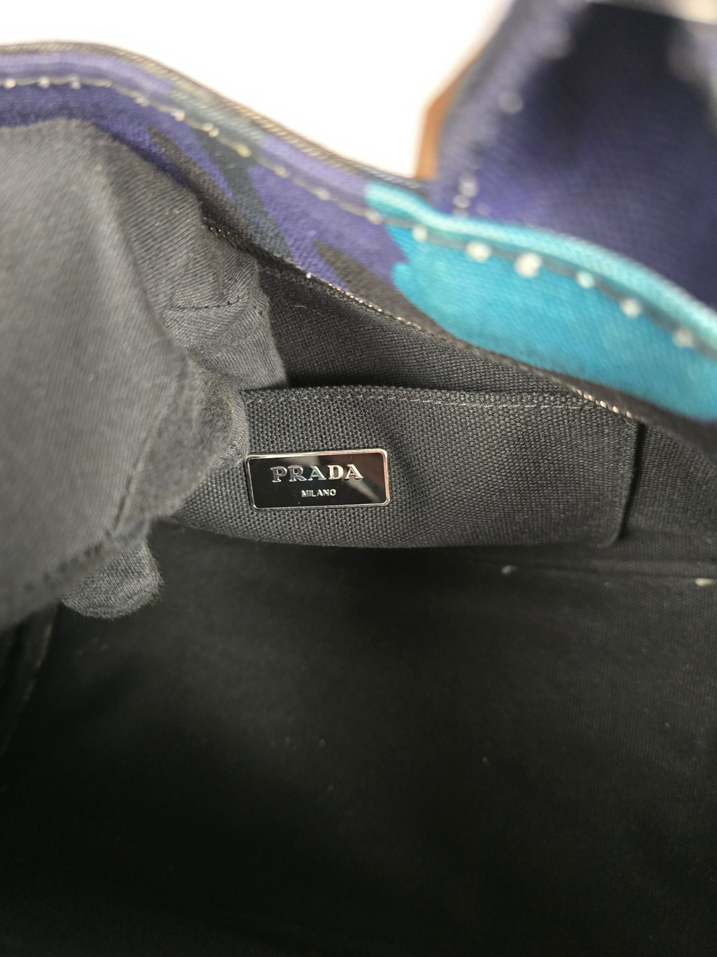 Prada Canapa Camo Tote