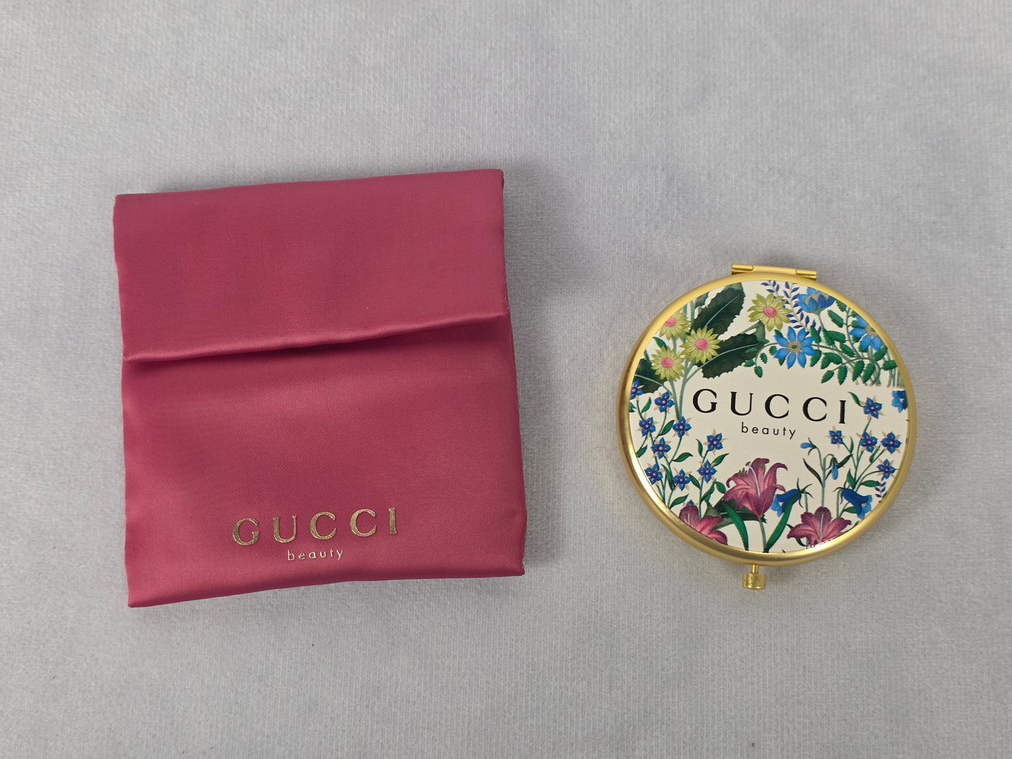 GUCCI FLORAL COMPACT MIRROR CASE - GWP