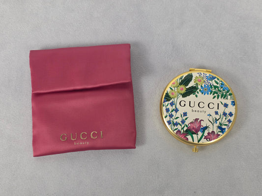GUCCI FLORAL COMPACT MIRROR CASE - GWP