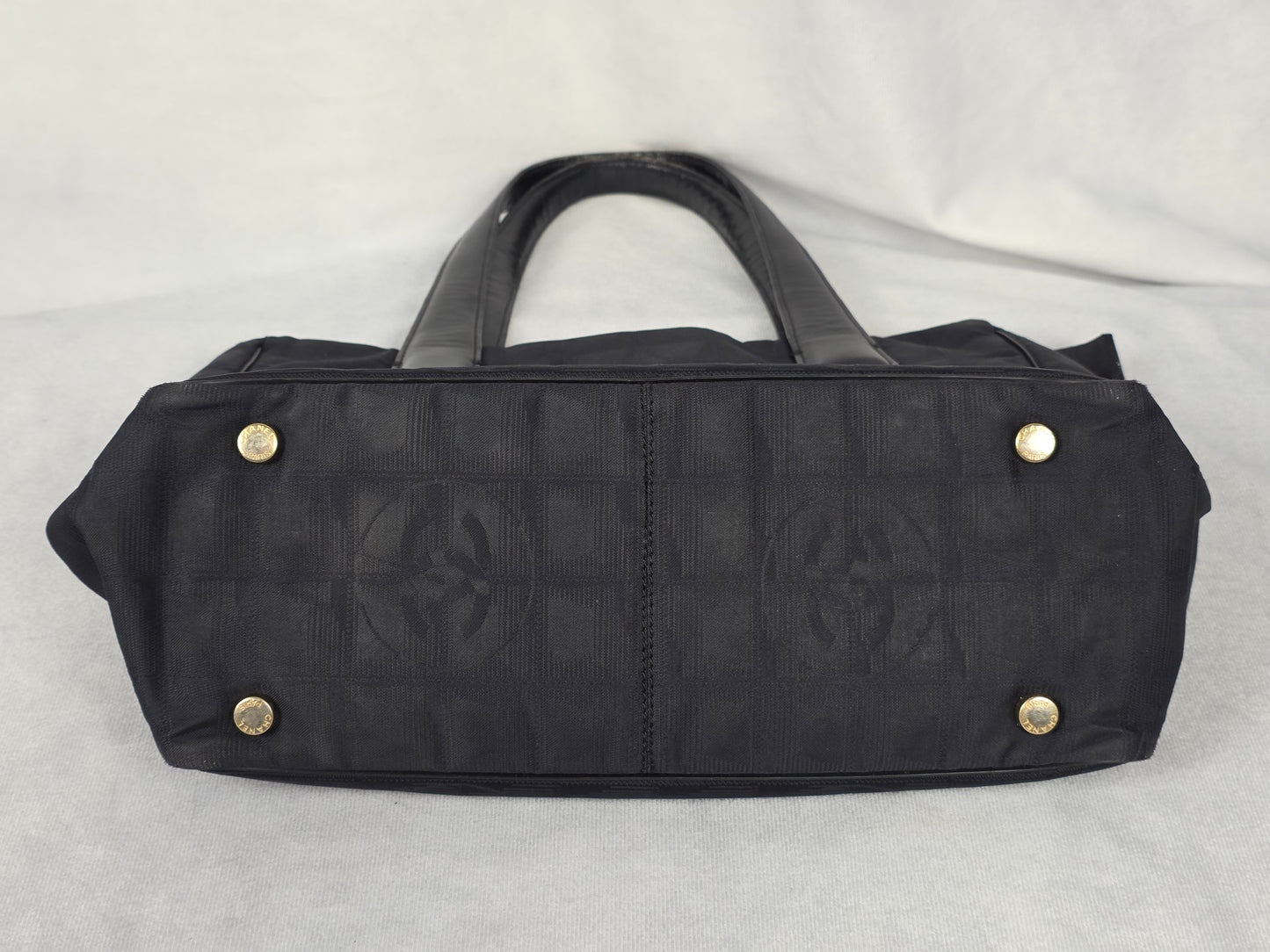 CHANEL TRAVEL LITE BLACK TOTE