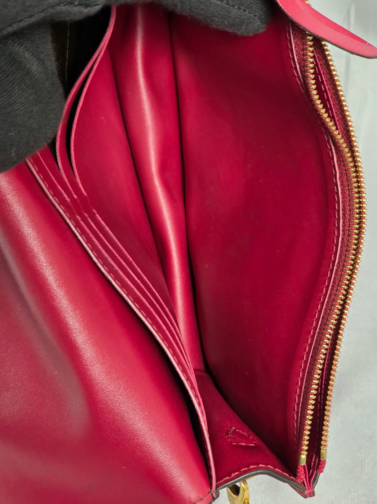 LOUIS VUITTON FLORE MONOGRAM CANVAS CHAIN WALLET