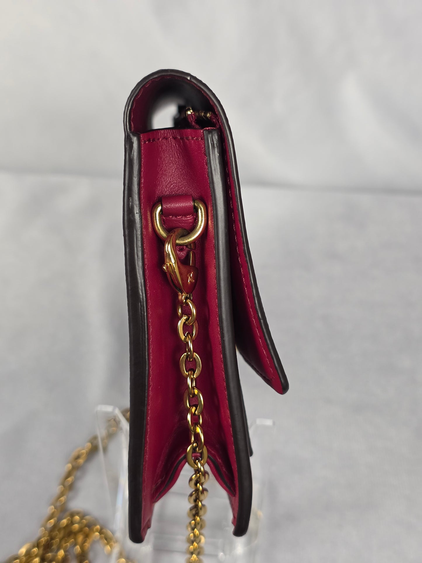 LOUIS VUITTON FLORE MONOGRAM CANVAS CHAIN WALLET