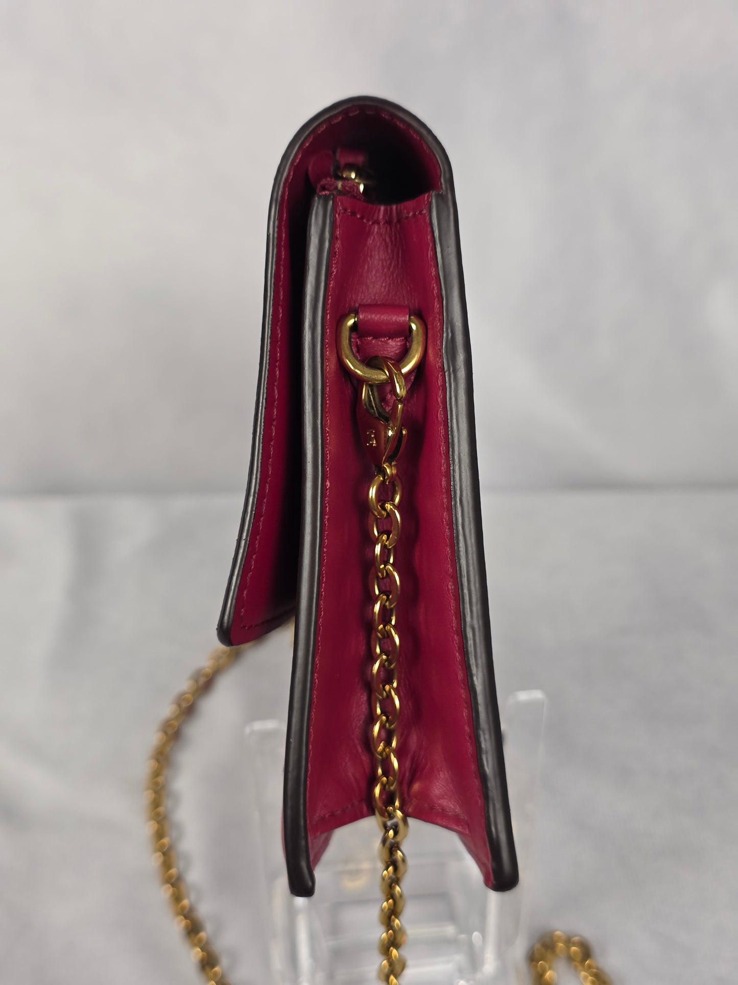 LOUIS VUITTON FLORE MONOGRAM CANVAS CHAIN WALLET