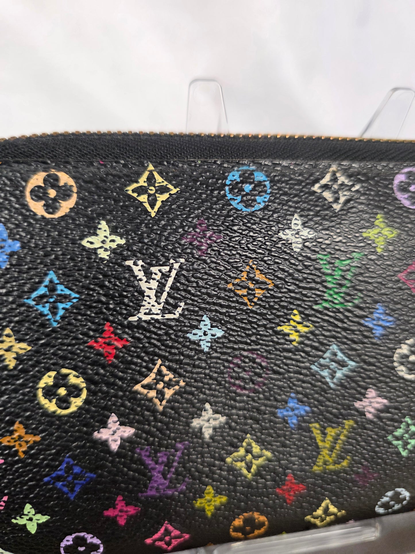 LOUIS VUITTON MONOGRAM MULTICOLOR TAKASHI MURAKAMI ZIPPY WALLET