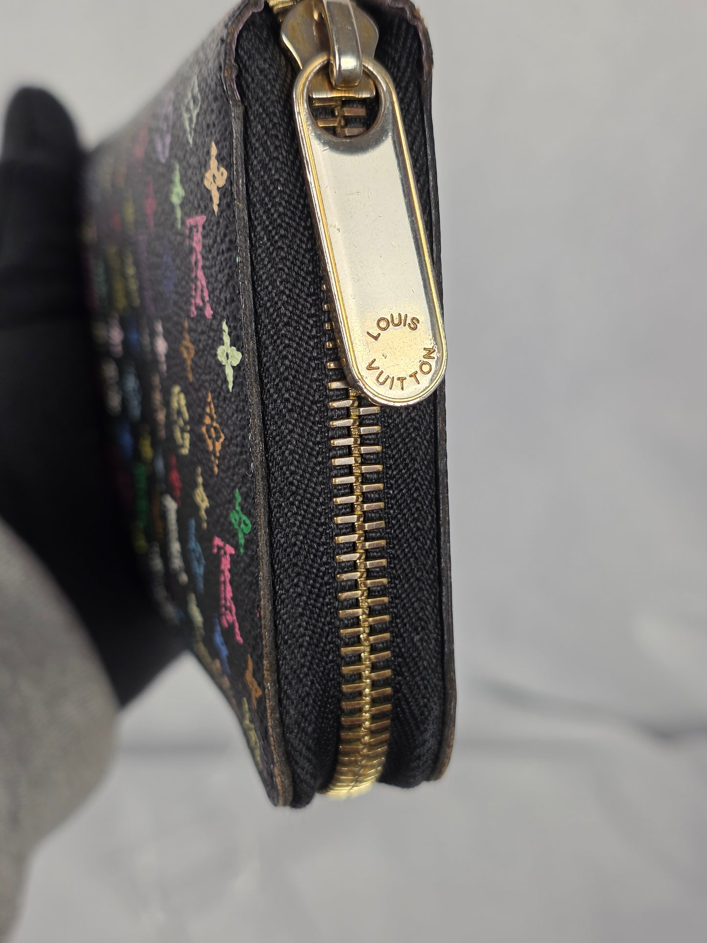 LOUIS VUITTON MONOGRAM MULTICOLOR TAKASHI MURAKAMI ZIPPY WALLET