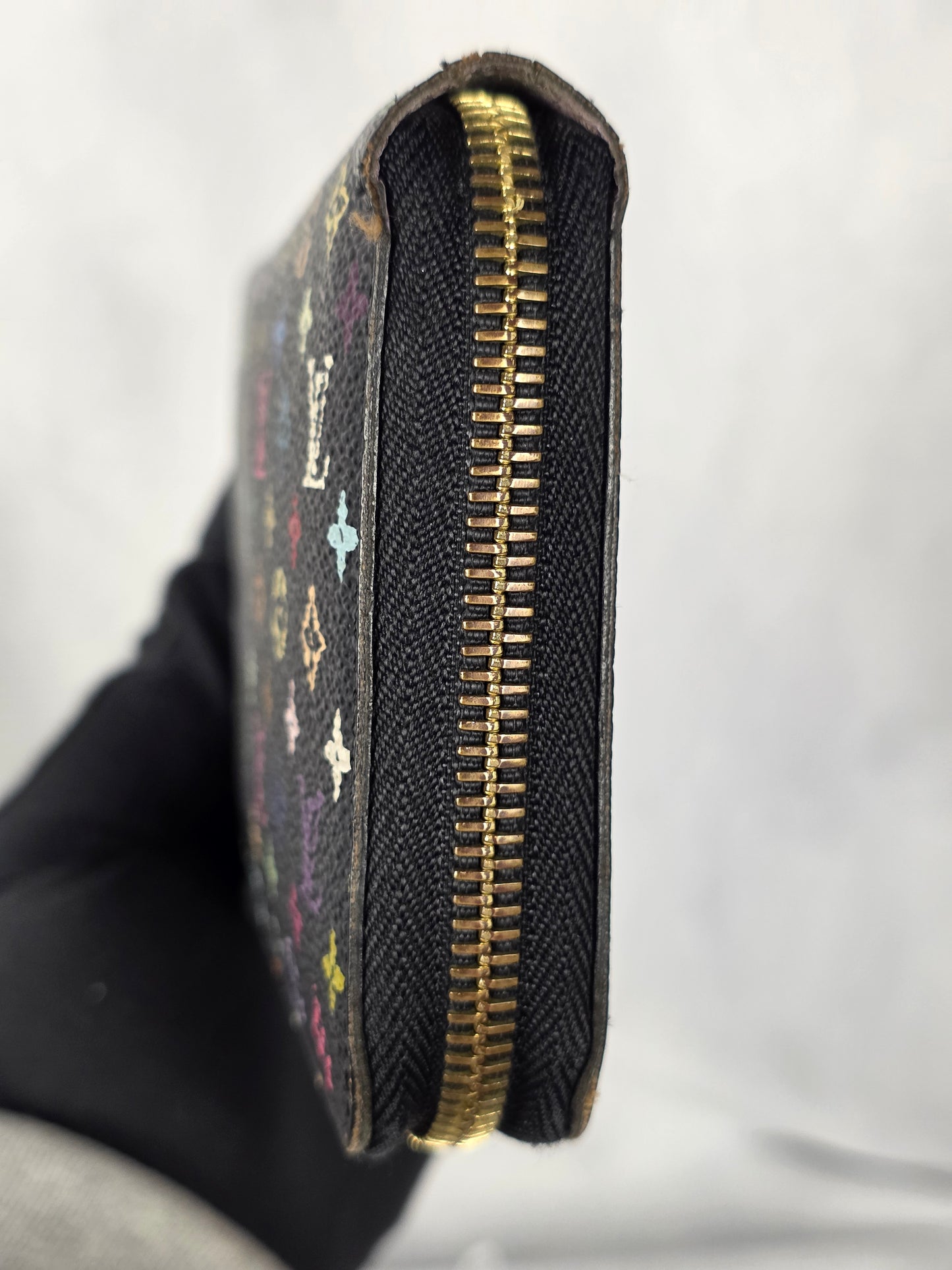LOUIS VUITTON MONOGRAM MULTICOLOR TAKASHI MURAKAMI ZIPPY WALLET