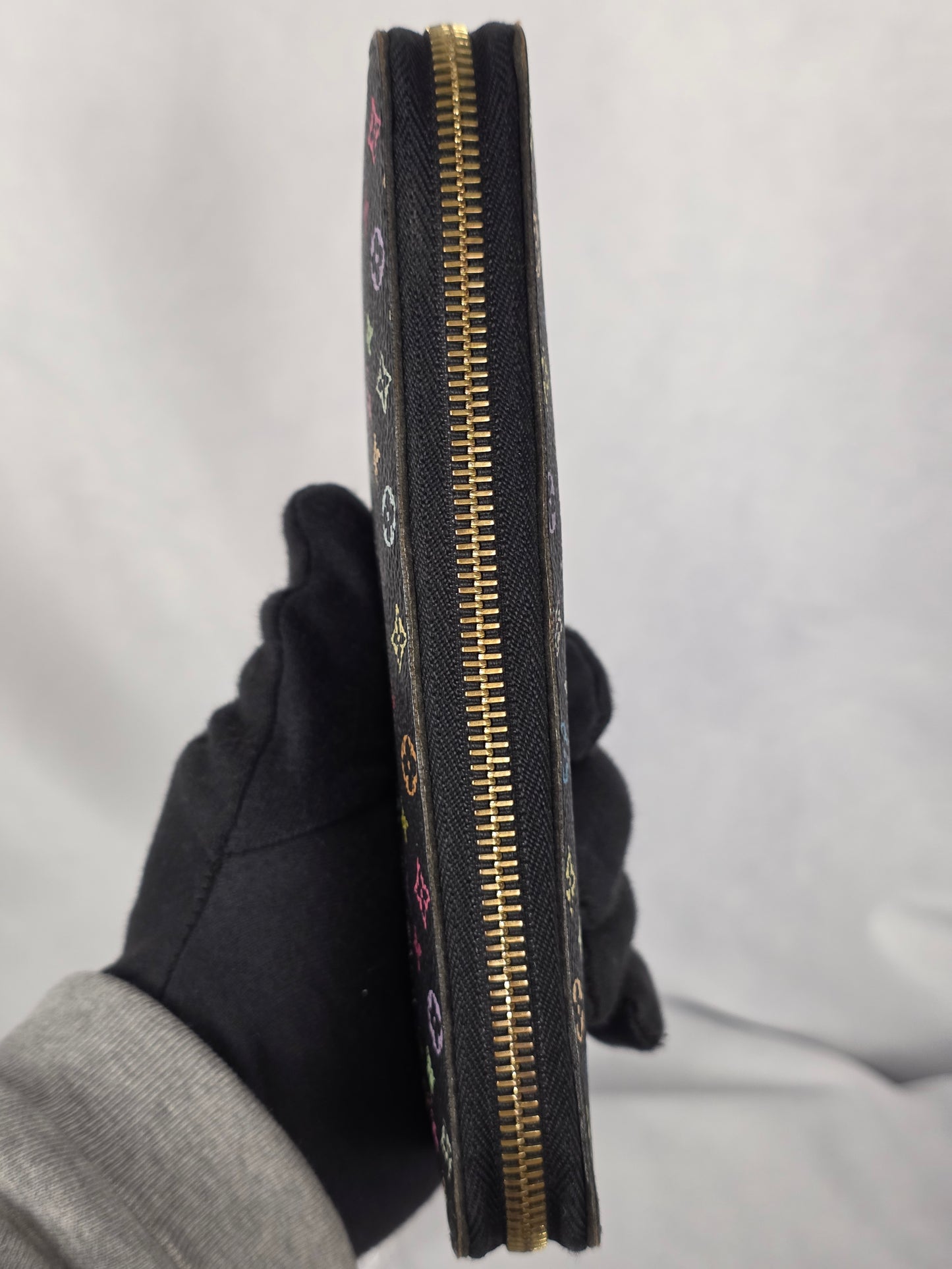 LOUIS VUITTON MONOGRAM MULTICOLOR TAKASHI MURAKAMI ZIPPY WALLET