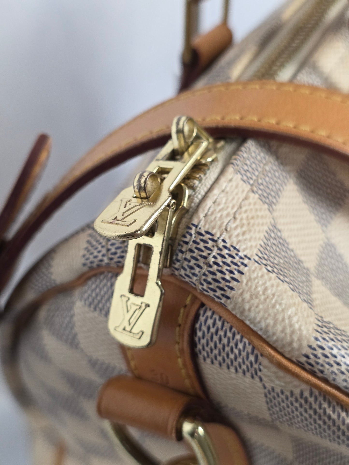 LOUIS VUITTON SPEEDY 30 DAMIER AZUR BANDOULIERE