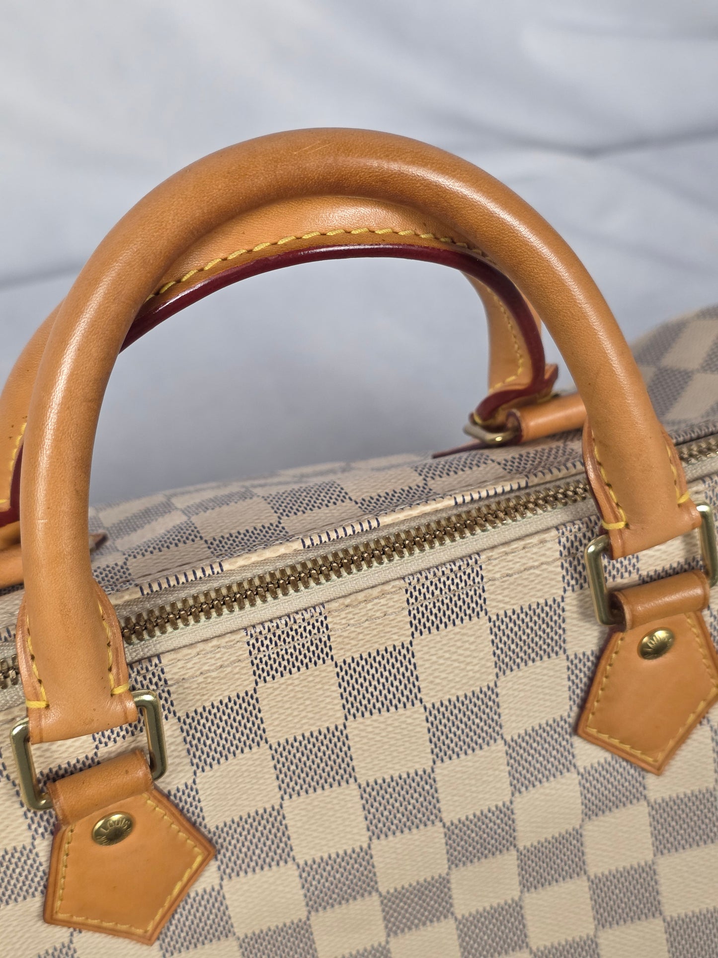 LOUIS VUITTON SPEEDY 30 DAMIER AZUR BANDOULIERE