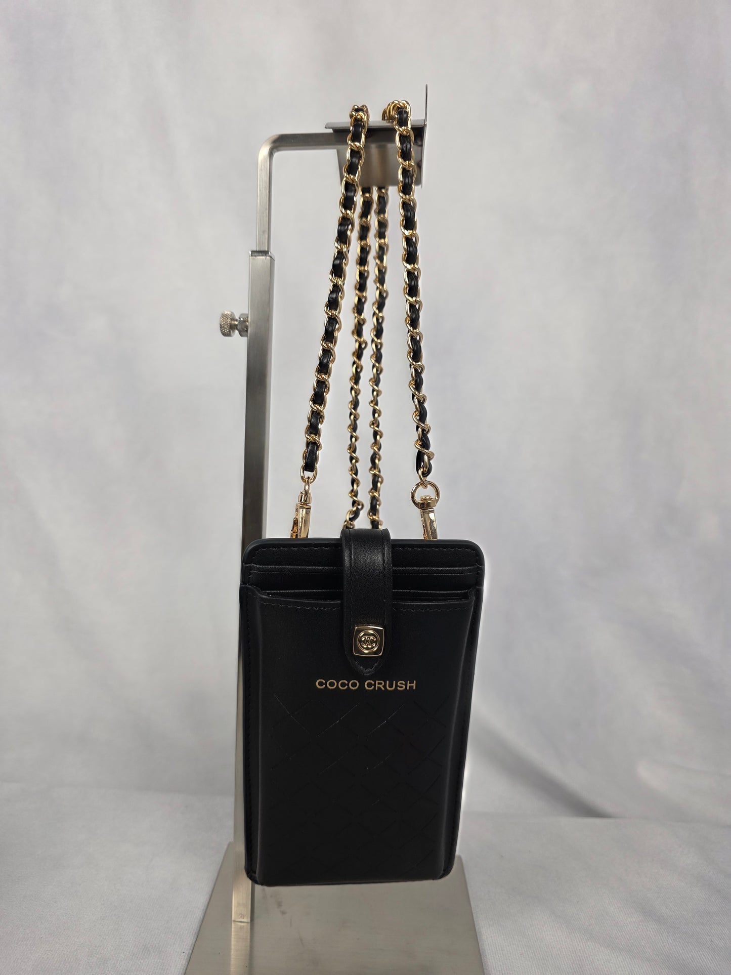 CHANEL COCO CRUSH BLACK PHONE BAG - GWP