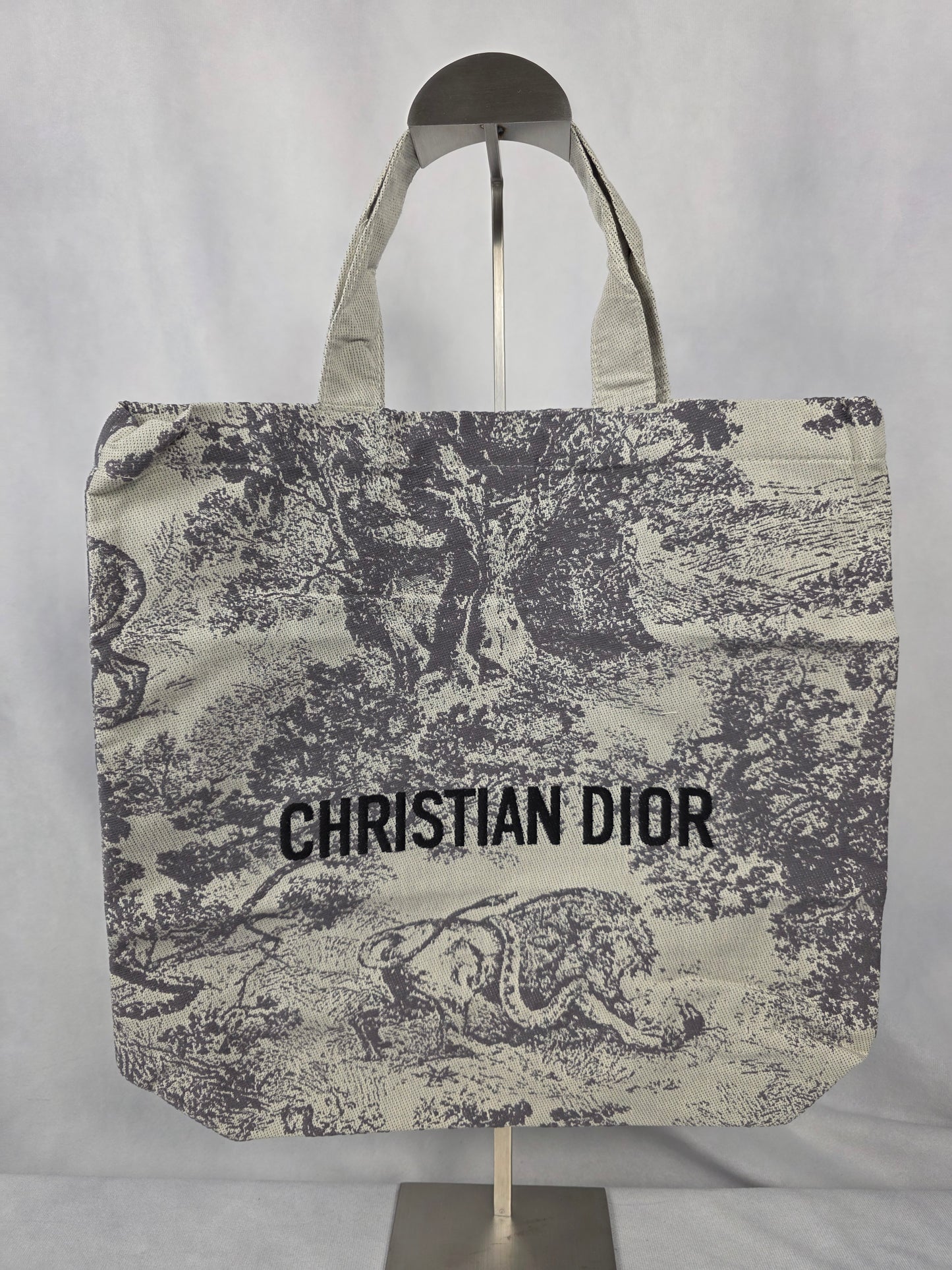 CHRISTIAN DIOR BLACK & GREY TOTE