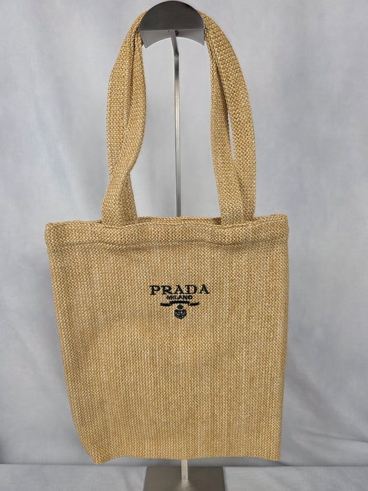 PRADA STRAW TOTE