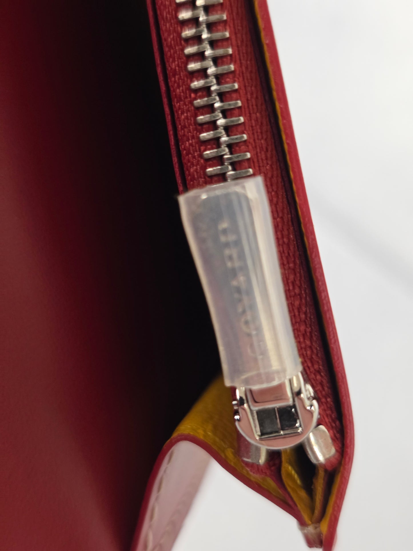 GOYARD RED RICHELIEU LONG SNAP WALLET