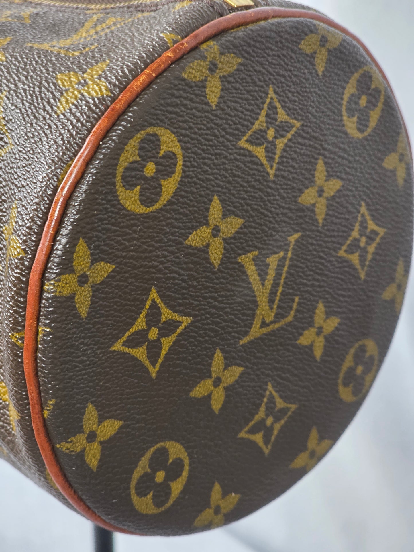 LOUIS VUITTON VINTAGE MONOGRAM PAPILLION BAG and BABY POUCH