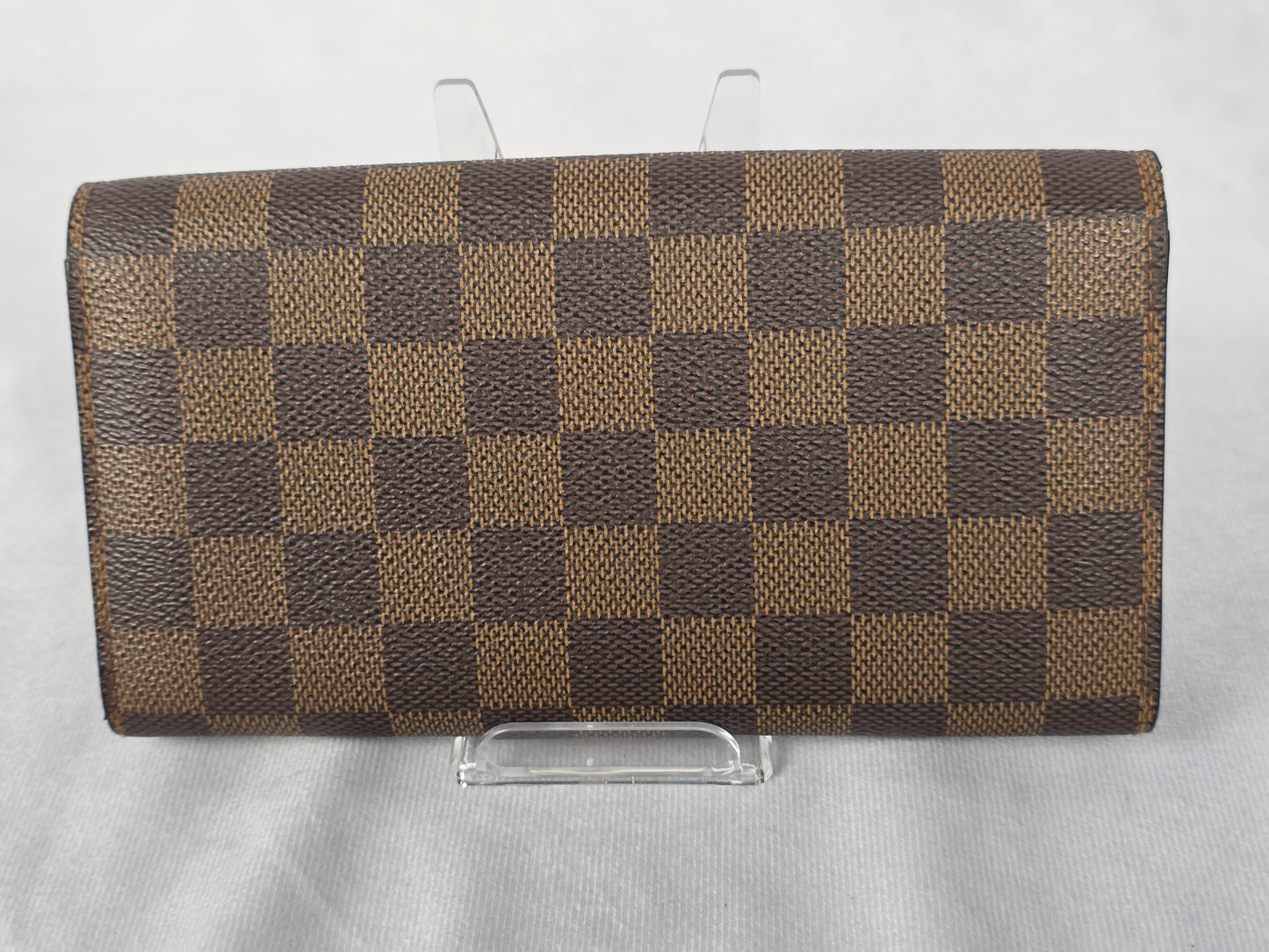 LOUIS VUITTON DAMIER EBENE SARAH LONG WALLET