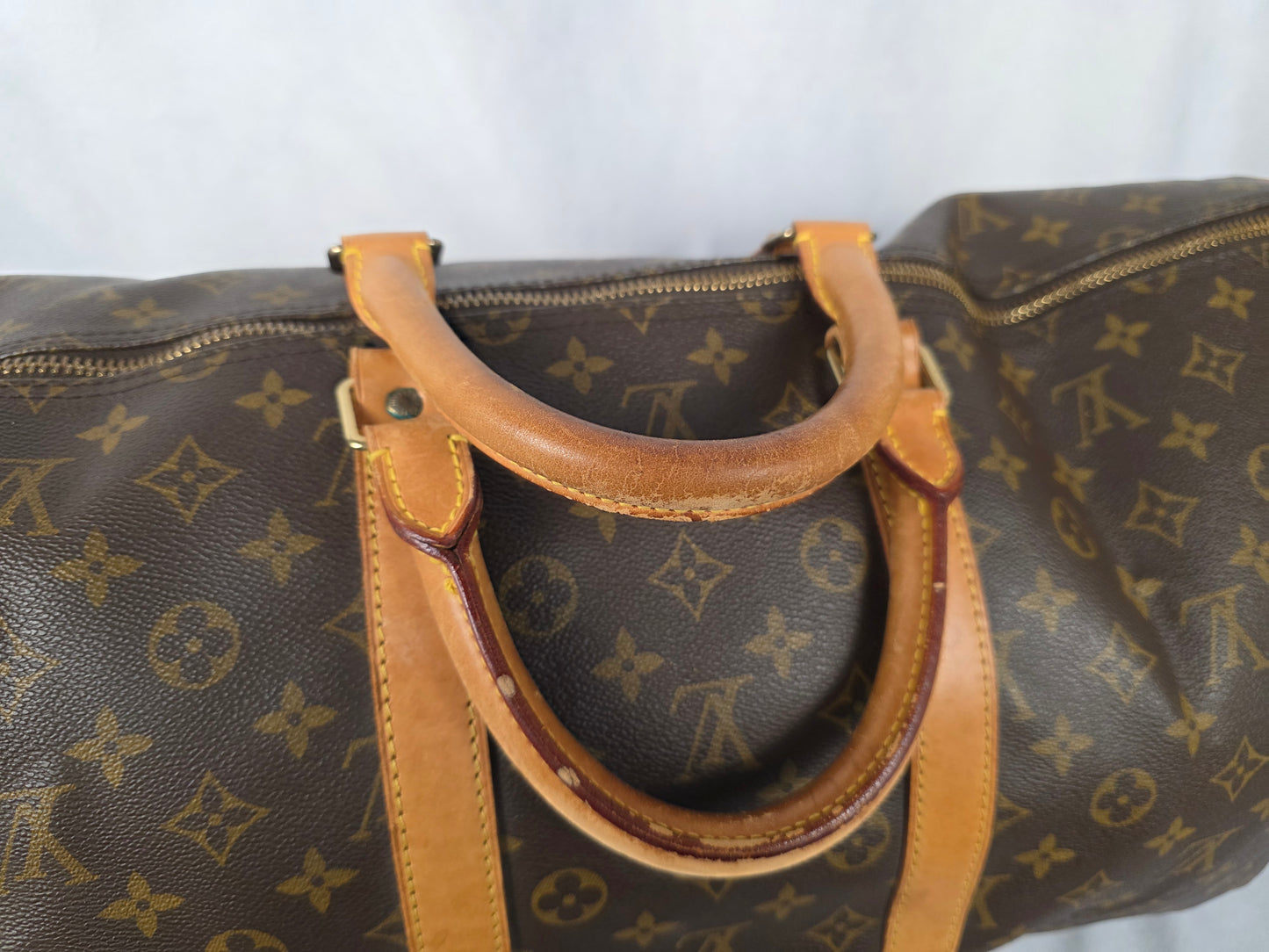 LOUIS VUITTON VINTAGE MONOGRAM KEEPALL W/ LOCK ONLY