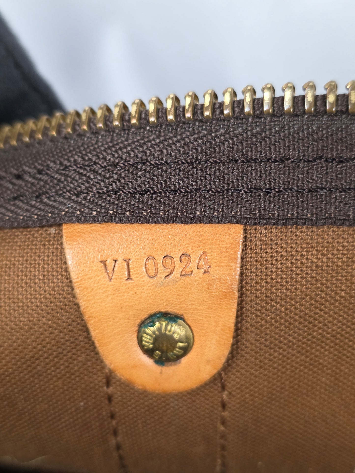 LOUIS VUITTON VINTAGE MONOGRAM KEEPALL W/ LOCK ONLY