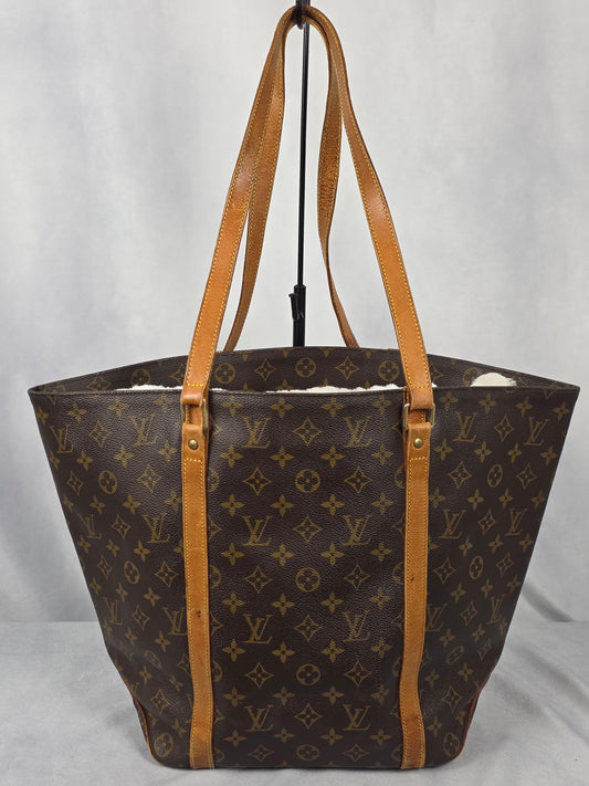 LOUIS VUITTON VINTAGE MONOGRAM SAC SHOPPING TOTE